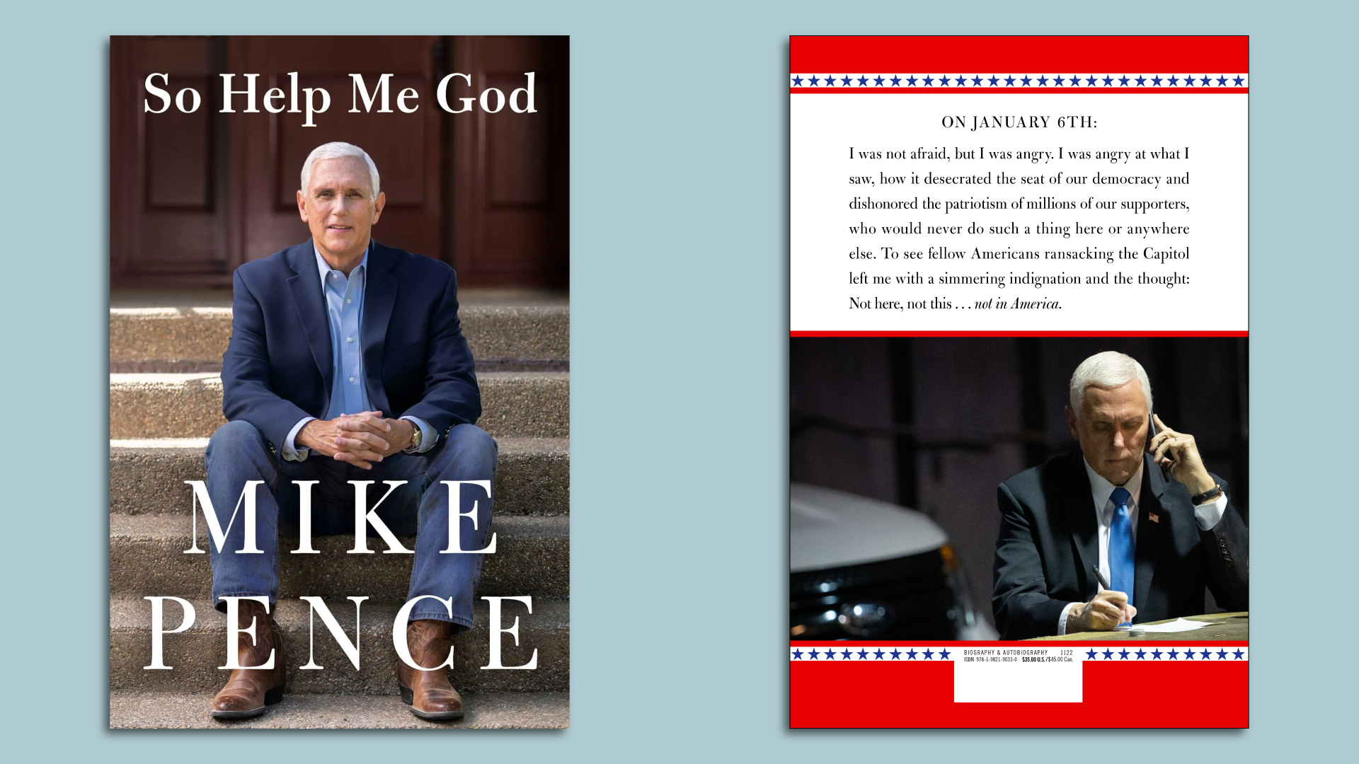 The cover of Mike Pence's memoir