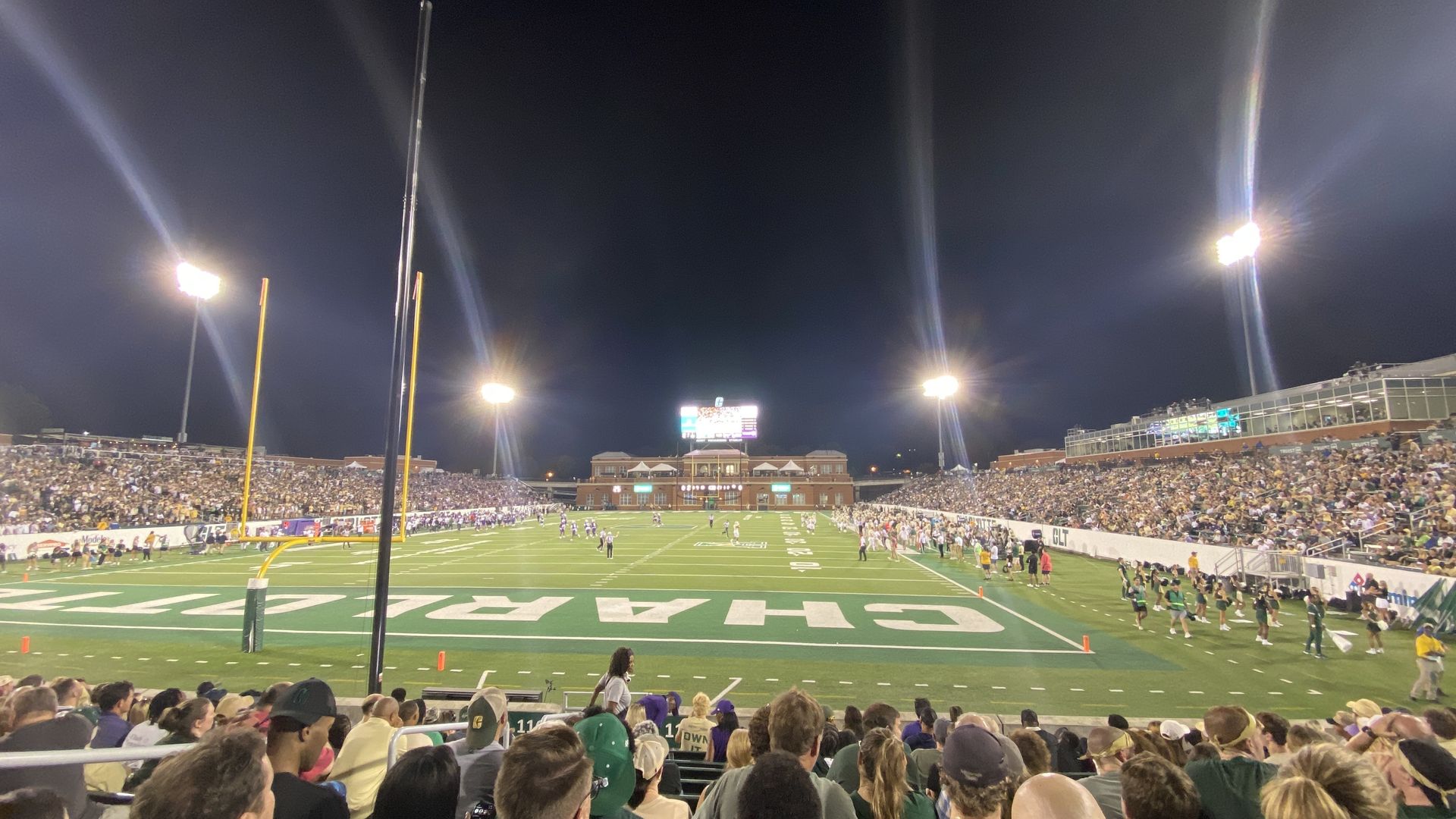 Charlotte 49ers vs. James Madison at Jerry Richardson Stadium. 