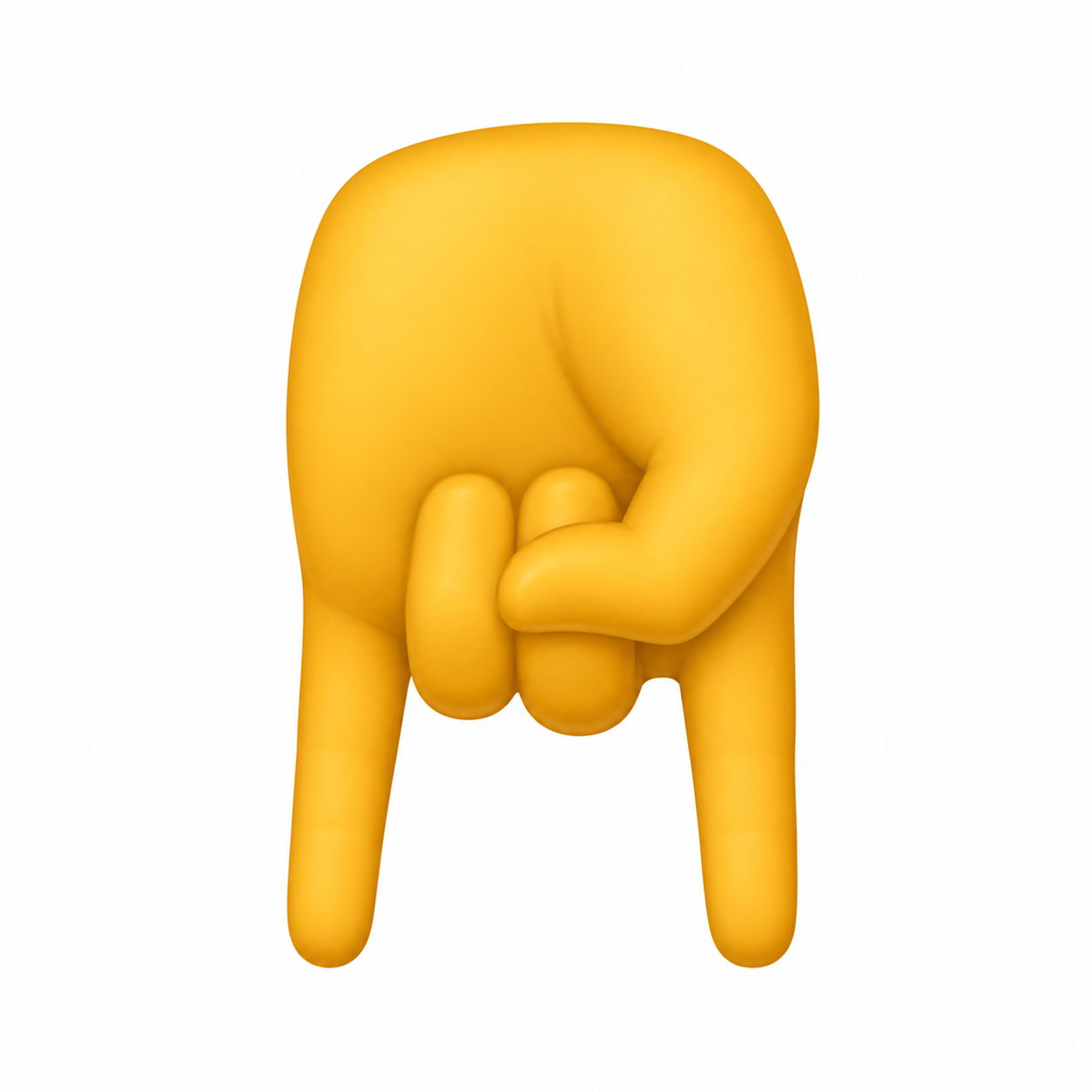 Horns Down, baby.