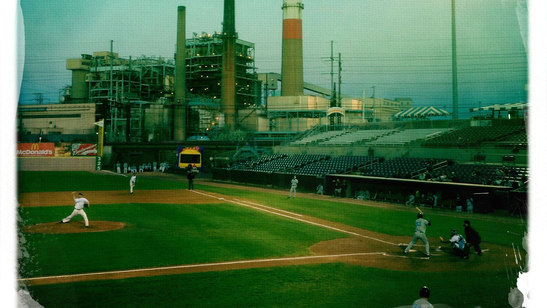 A photo of a baseball game.