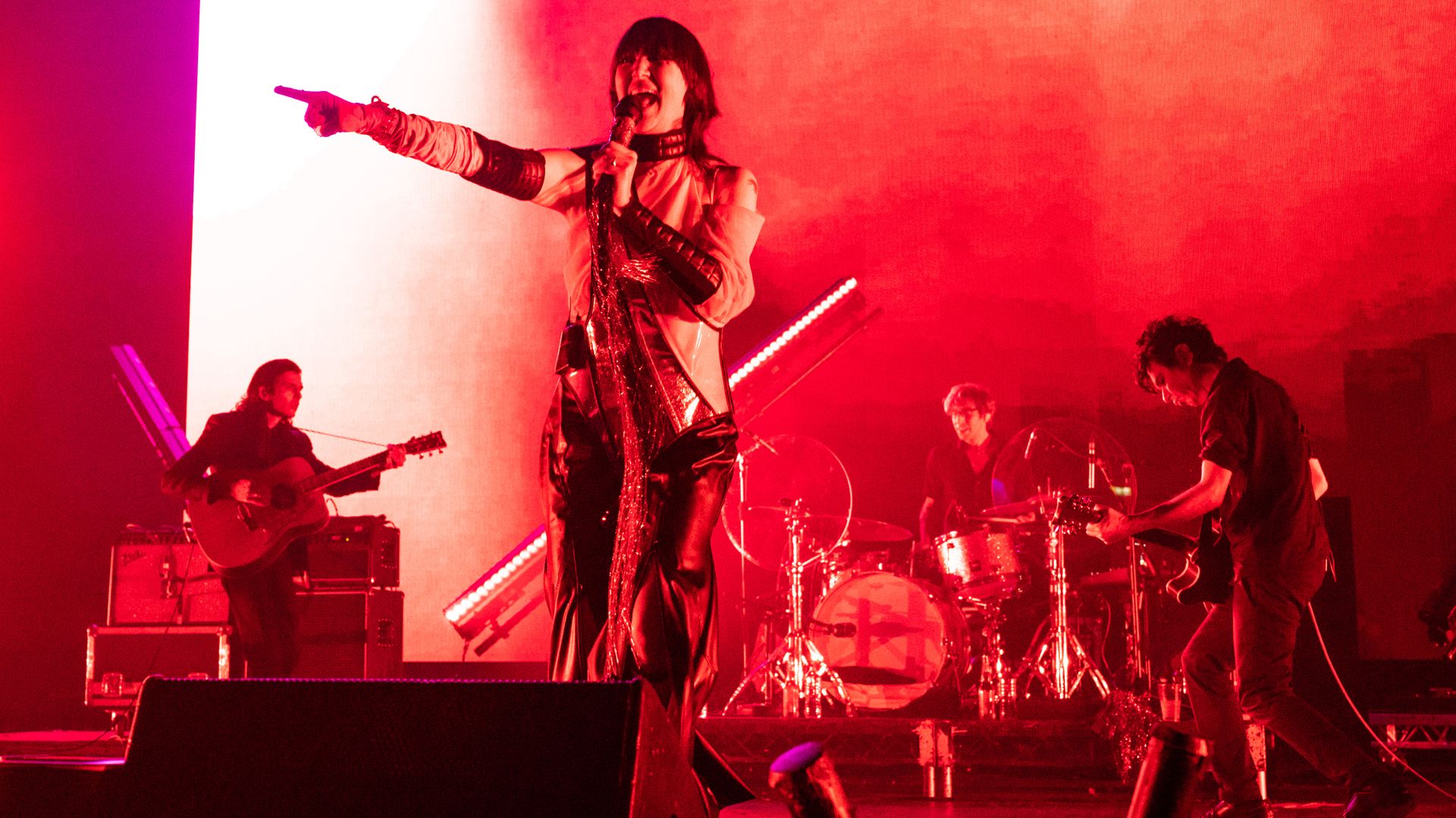 Yeah Yeah Yeahs performing last month in London.