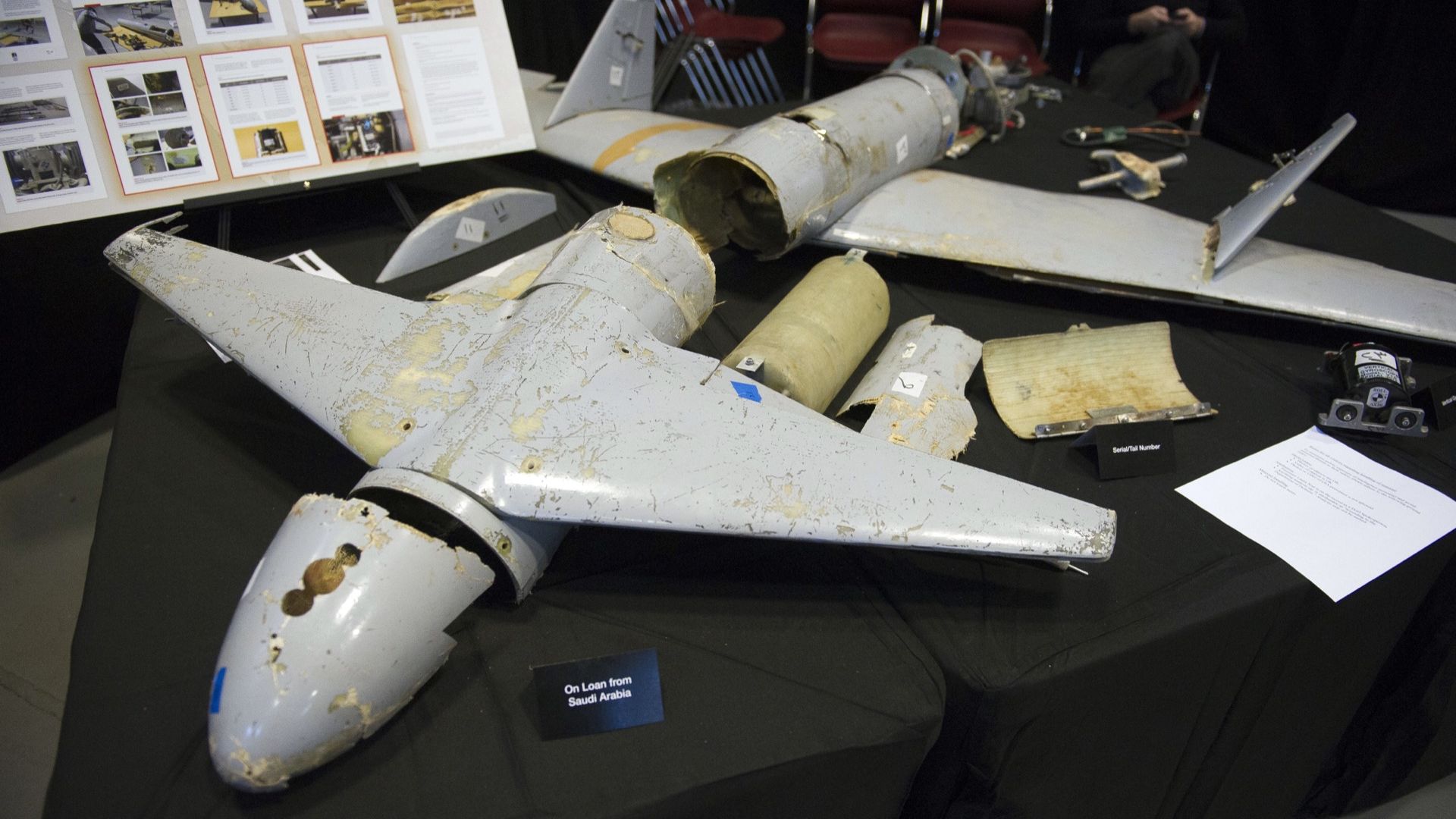 An Iranian drone fired by Yemen