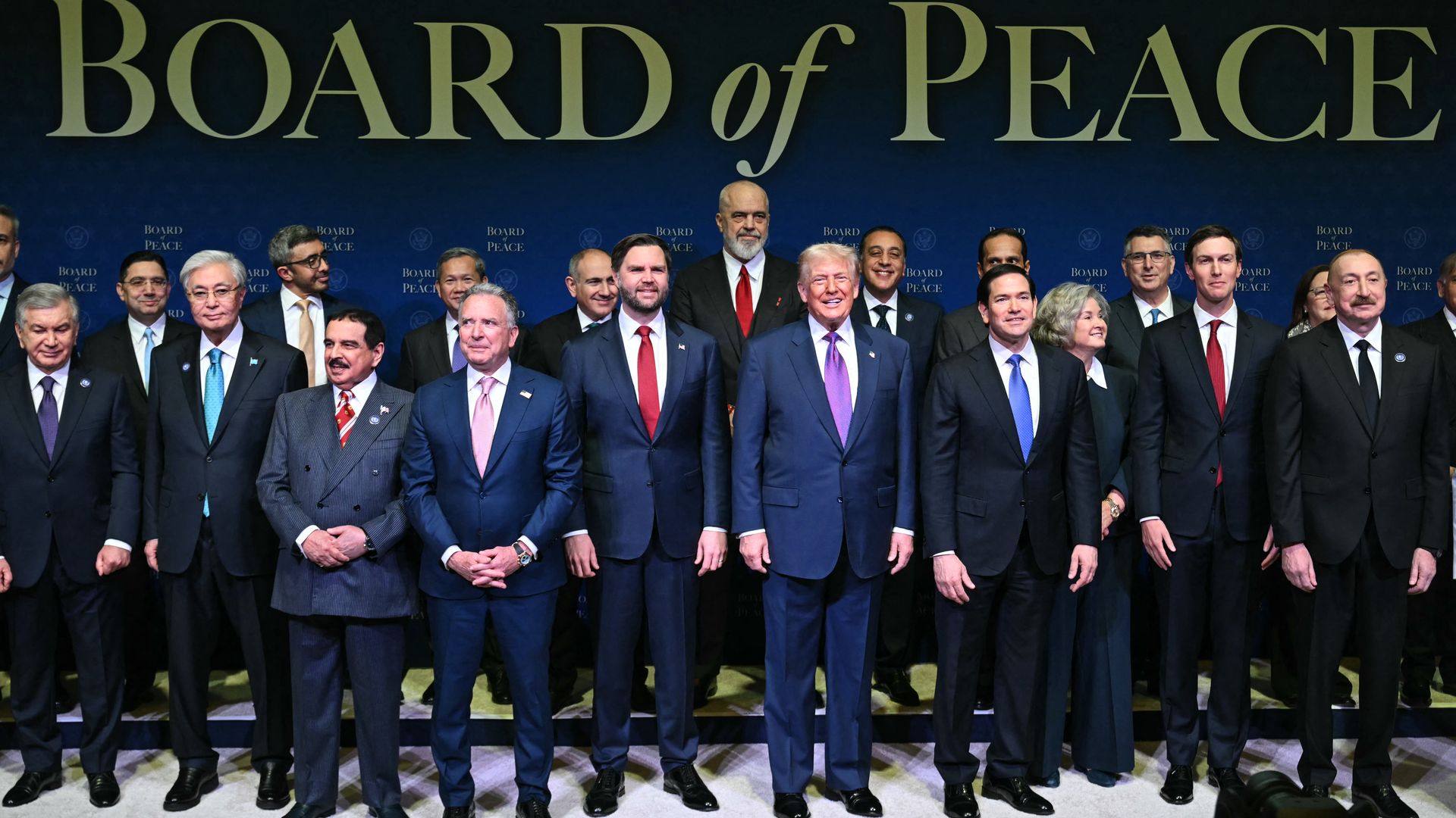 Men standing in suits