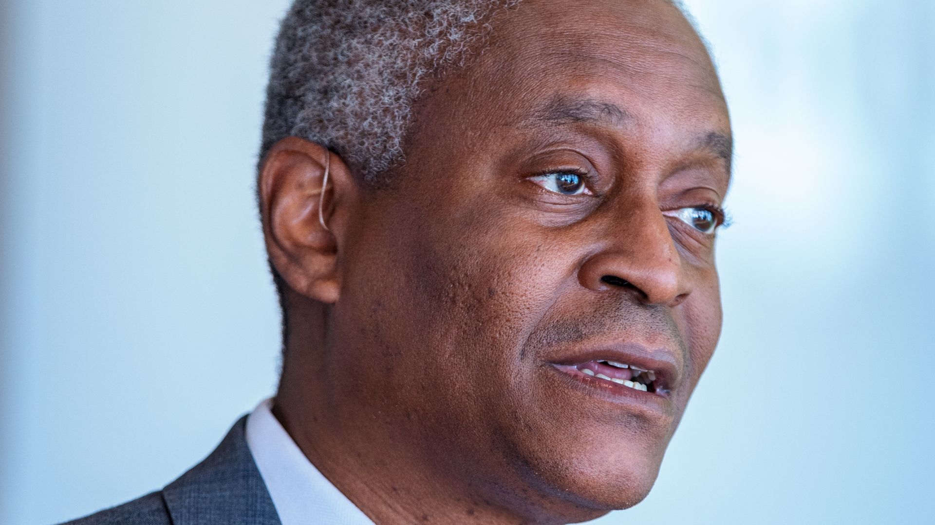 Raphael Bostic, president and chief executive officer of the Federal Reserve Bank of Atlanta, during a Bloomberg Television interview