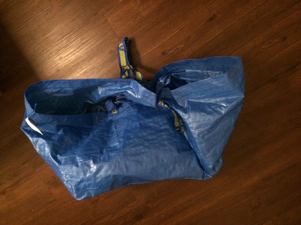 ikea blue bag