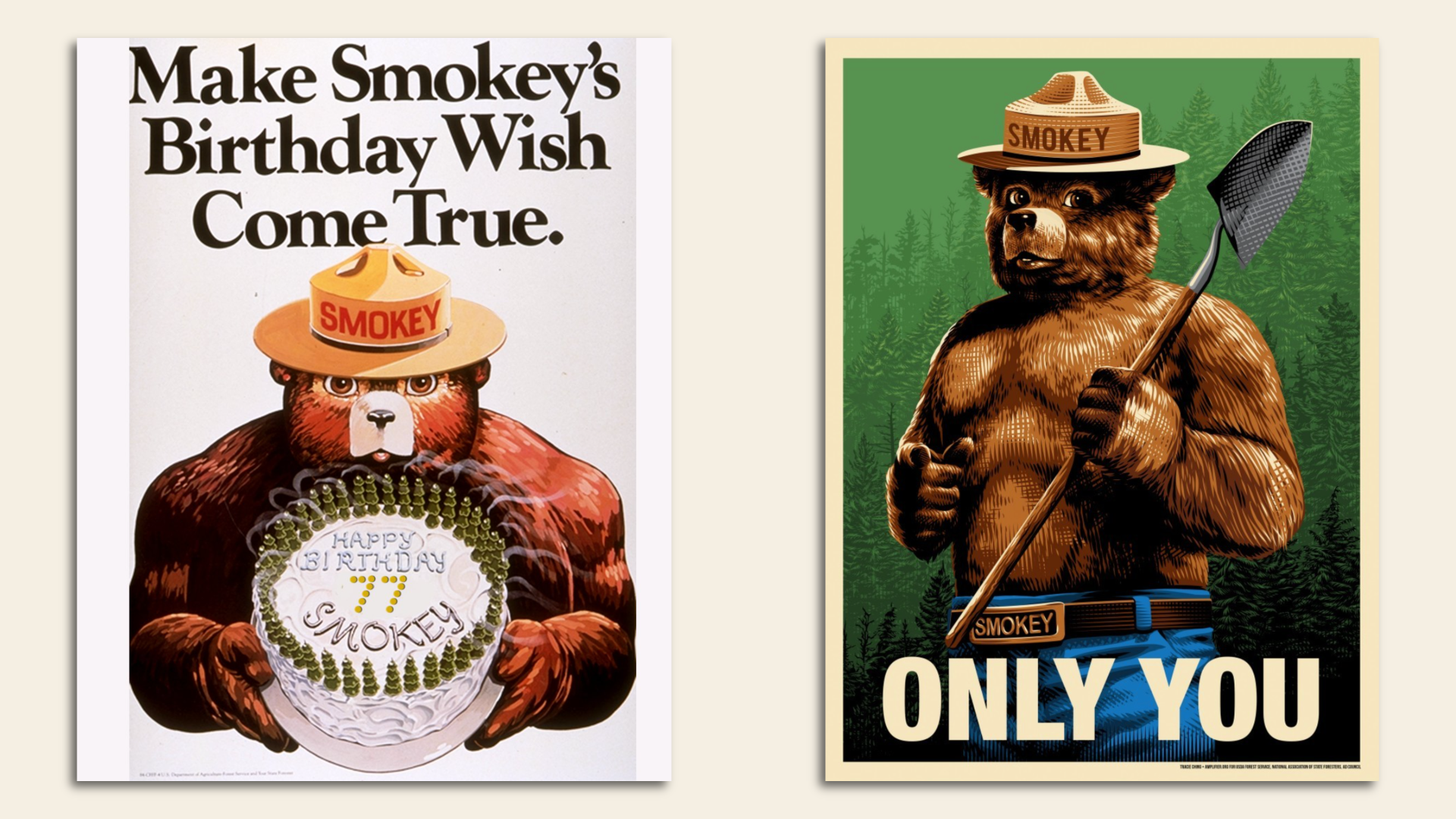 Posters featuring Smokey the Bear