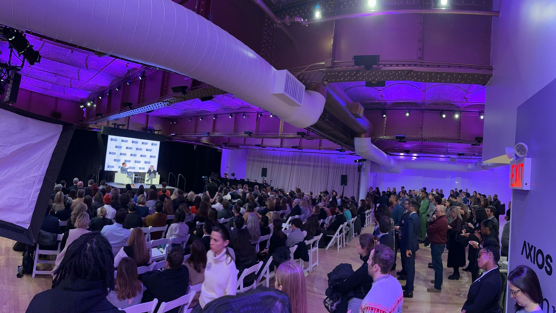 Photo of attendees at the Axios Communicators event. 