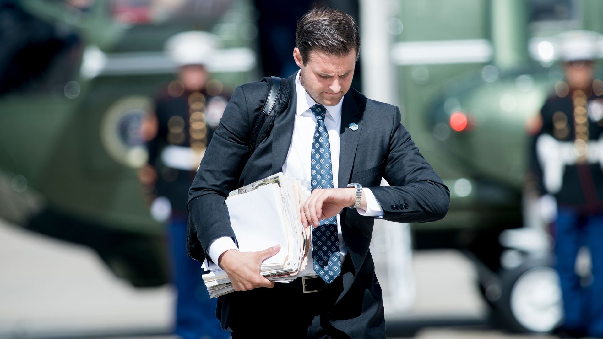 Trump's personal aide John McEntee.