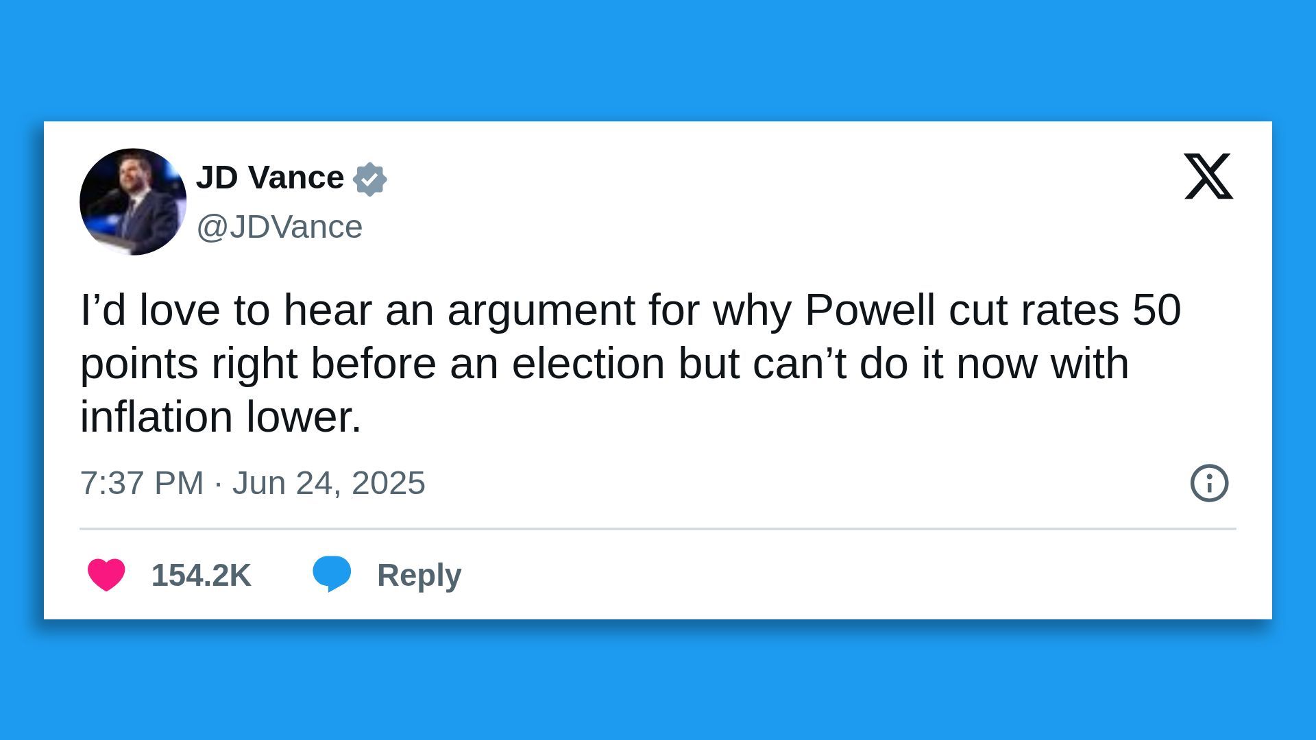 Screenshot: @JDVance/X