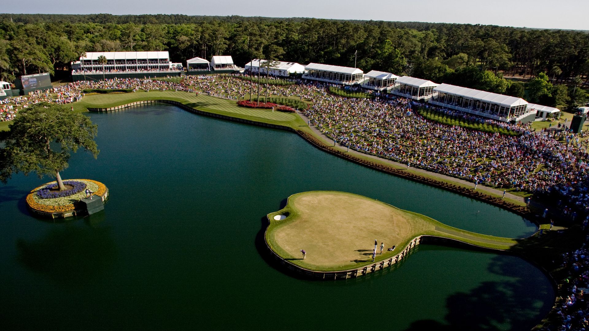 17th hole at TPC Sawgrass