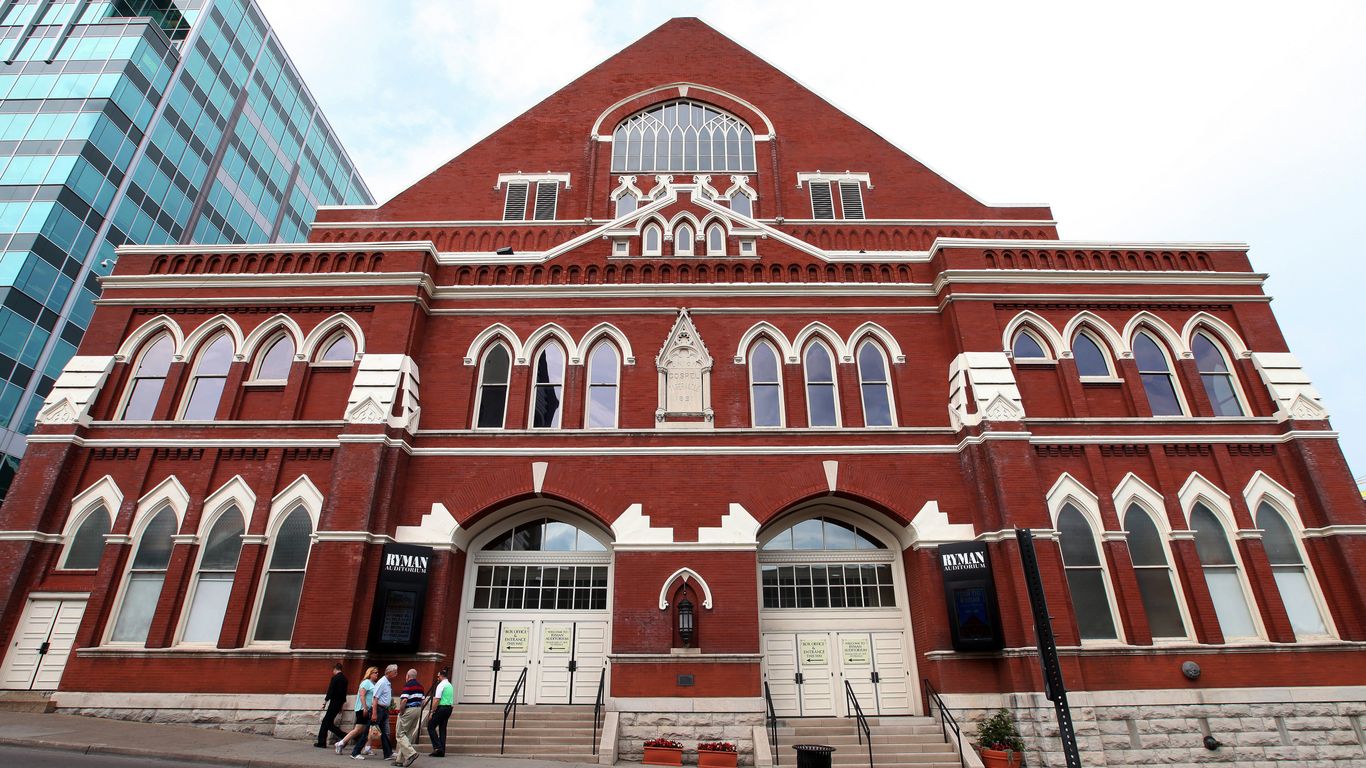 The Ryman celebrates rock history with series of shows - Axios Nashville