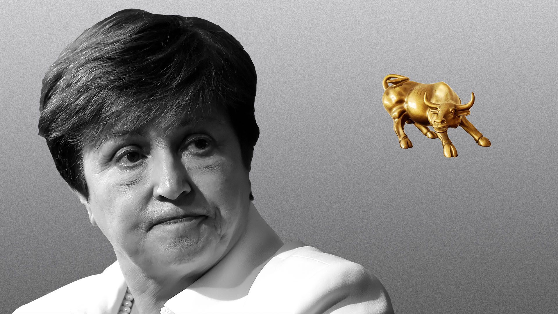 Illustration of IMF head Kristalina Georgieva