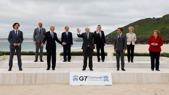 G7 Leaders Pose For "family Photo" As Summit Kicks Off