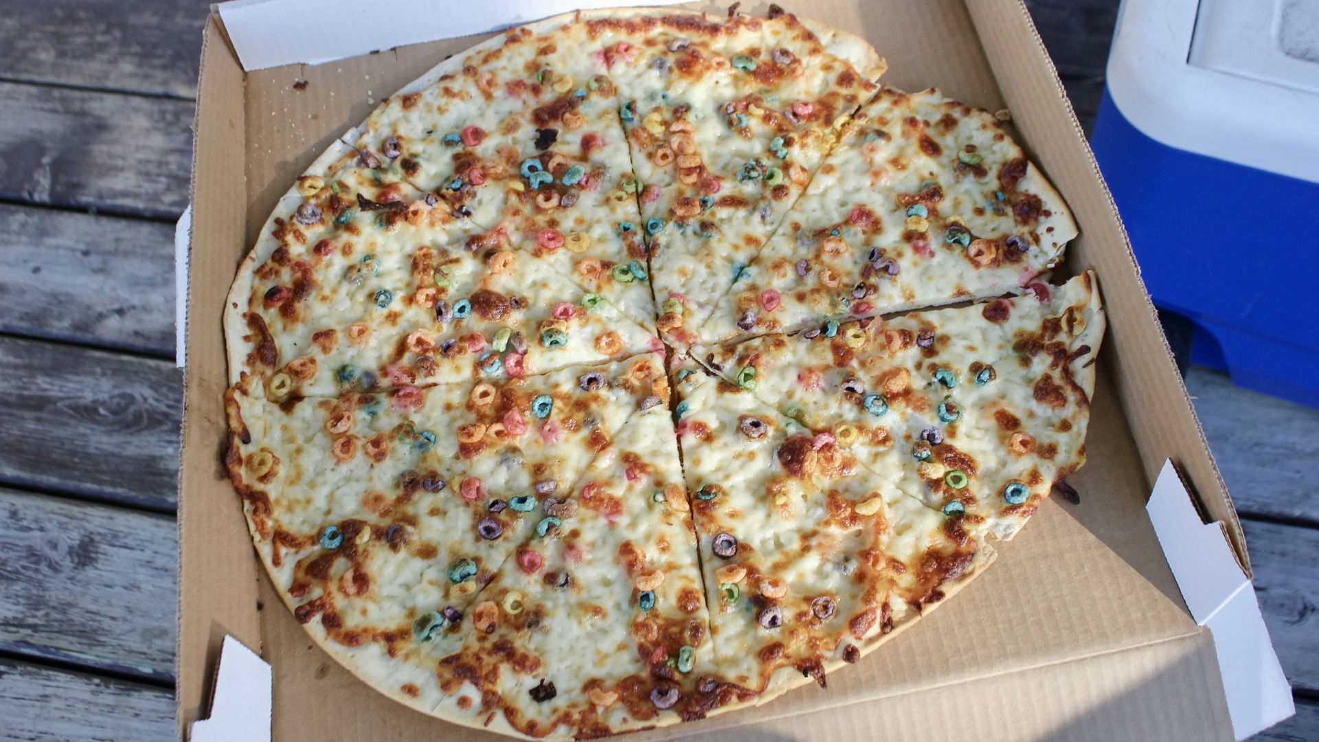 Froot Loop pizza