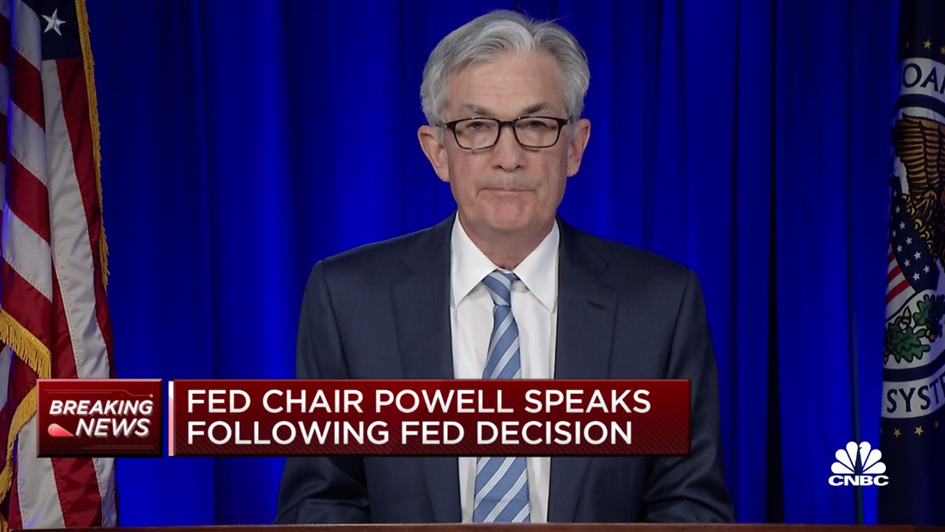 Screenshot of CNBC