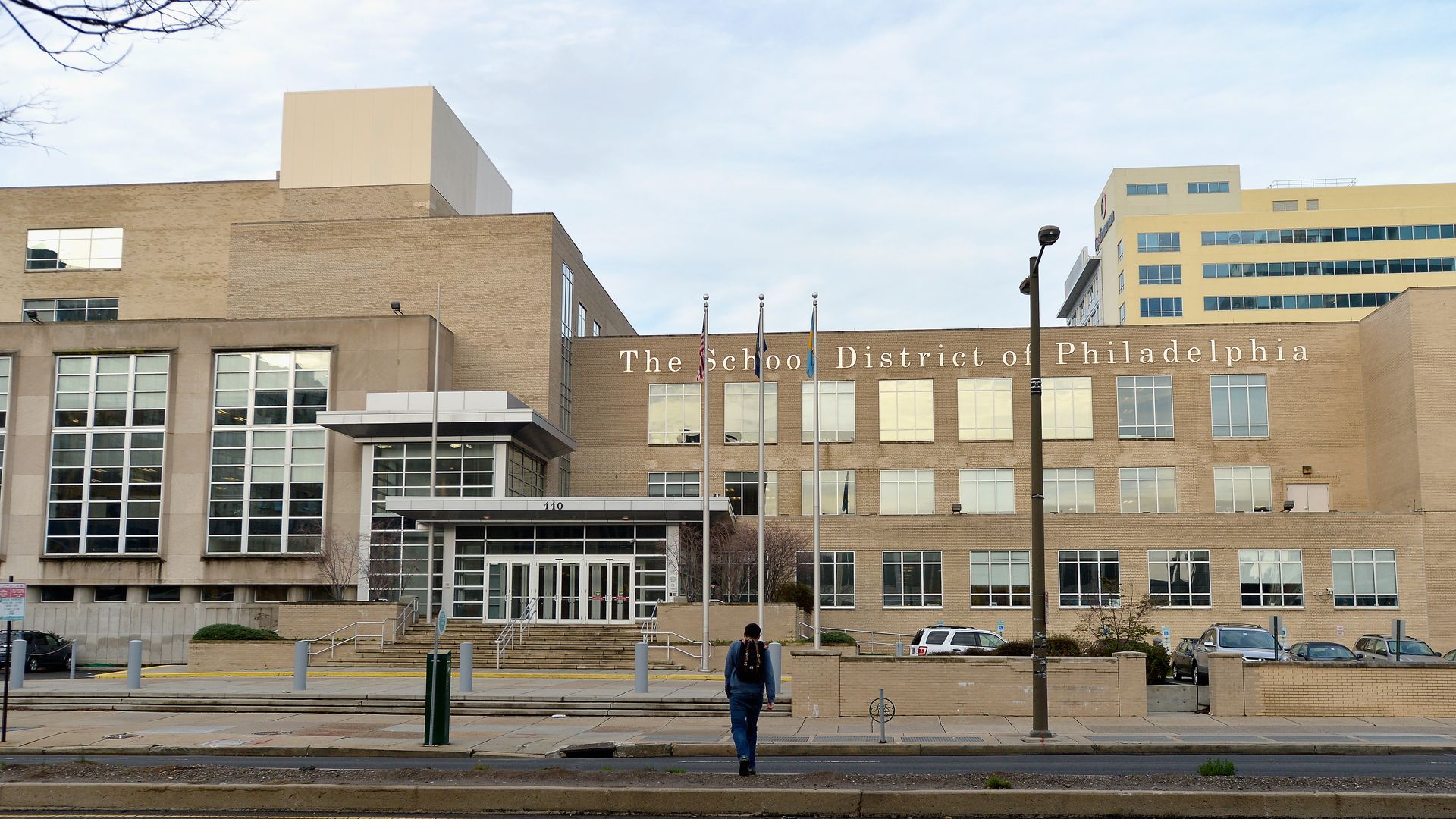 A general view of the School District of Philadelphia offices on December 31, 2015 in Philadelphia City. (Photo by Paul Marotta/Getty Images)