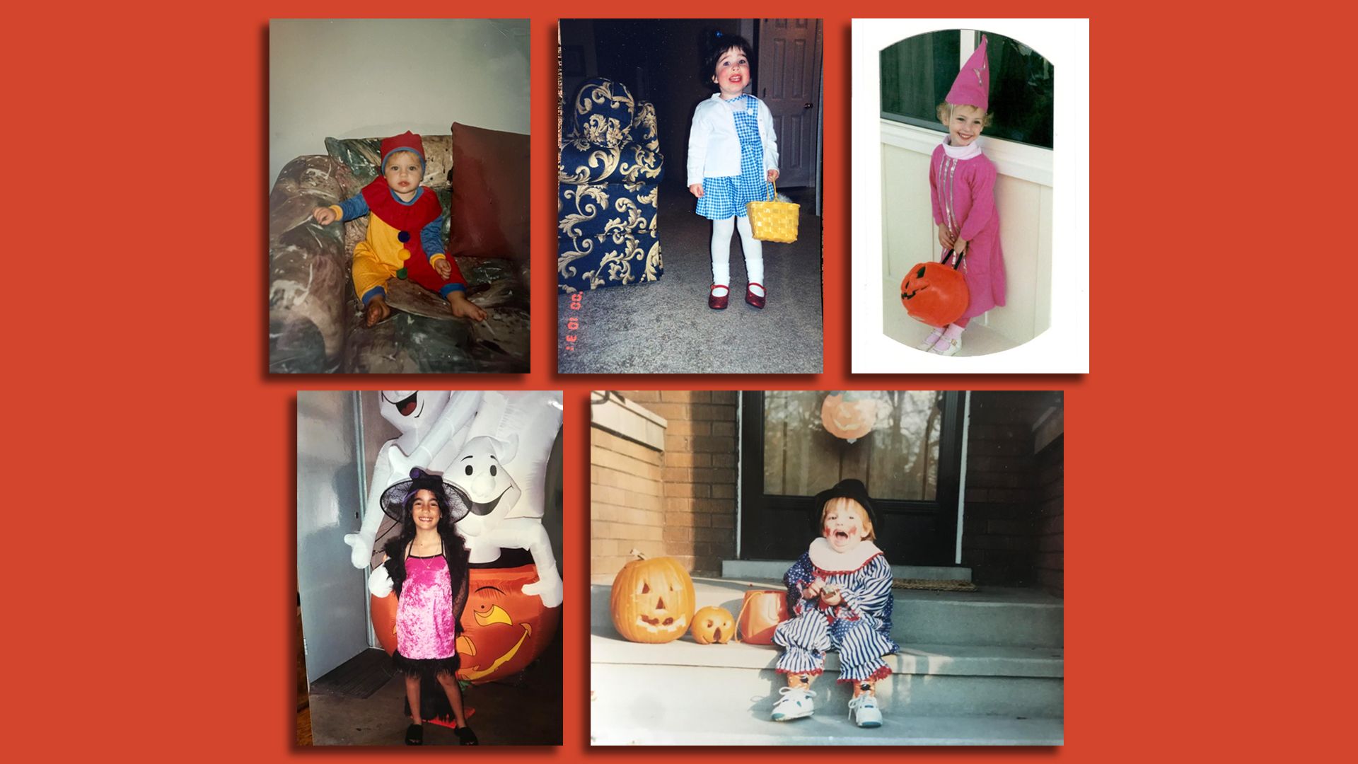 Little Axios in their Halloween costumes 