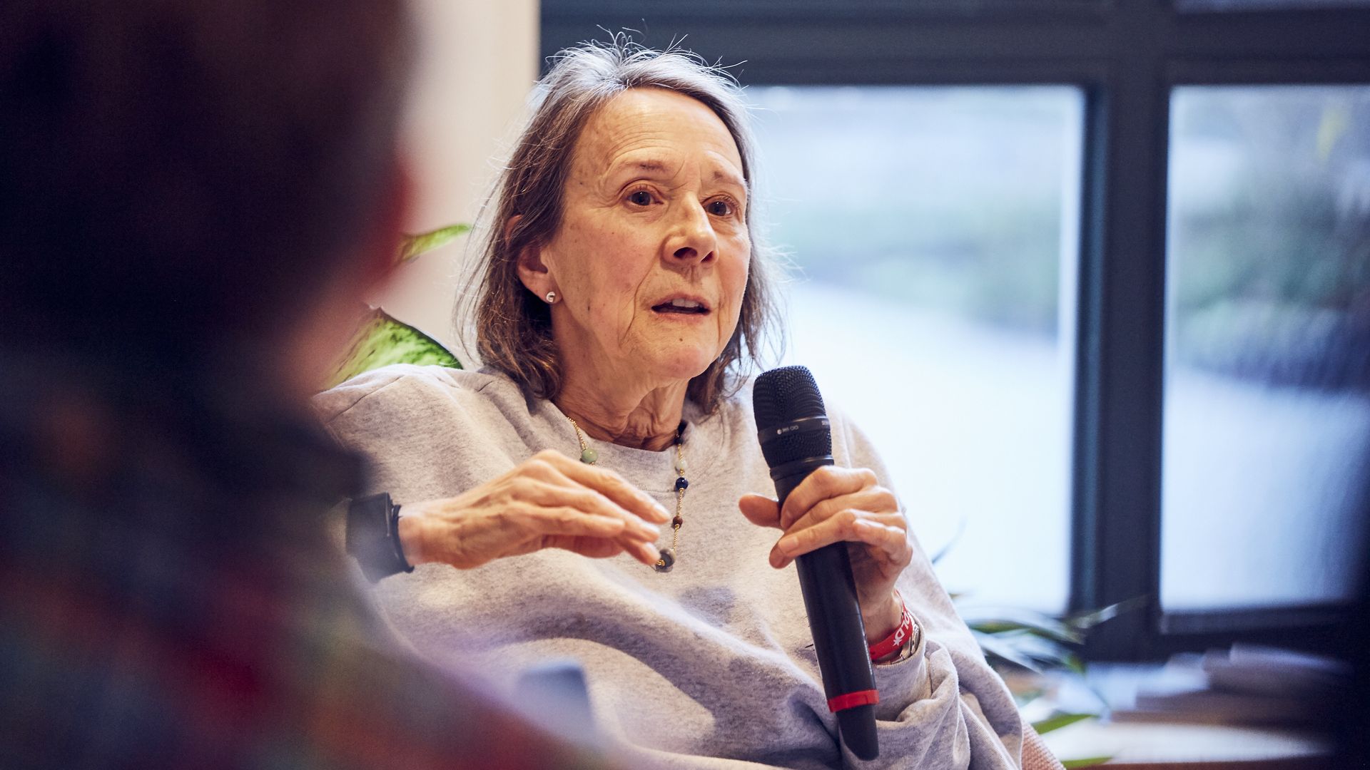 Esther Dyson, speaking at DLD 2020 in Munich