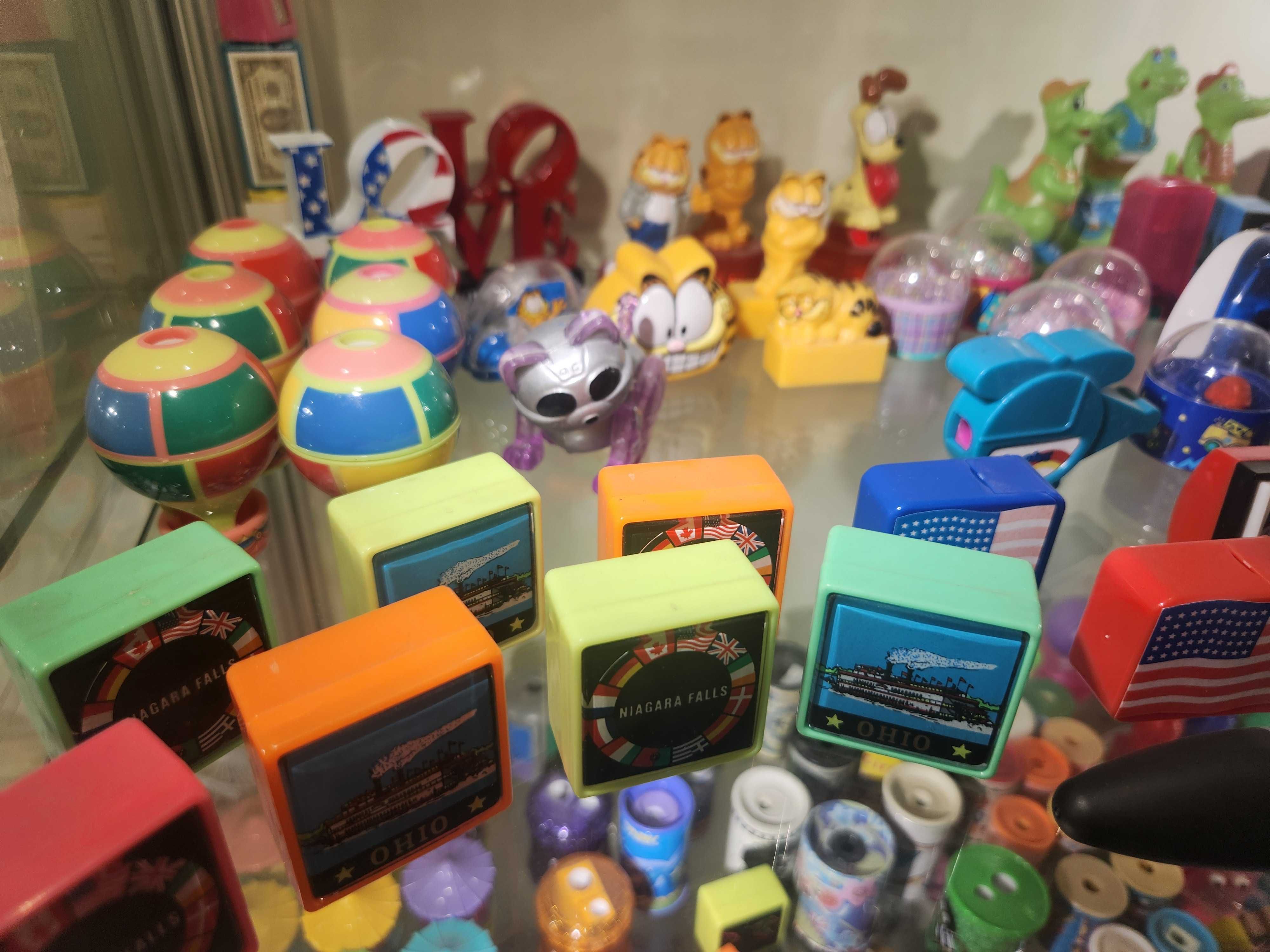 A collection of pencil sharpeners in a museum. 