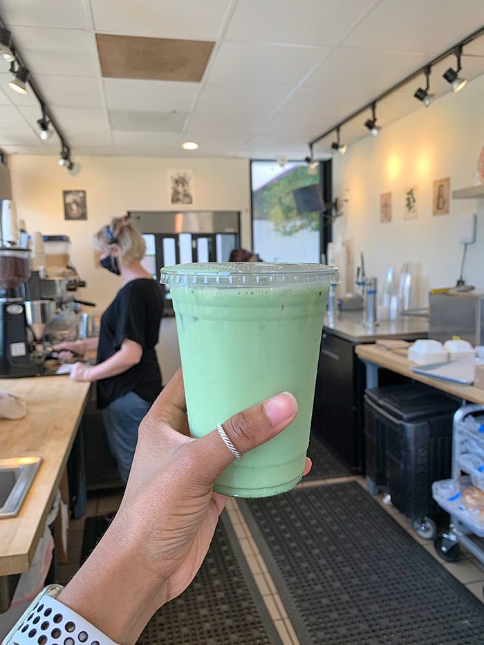 CupLux Iced Matcha Latte