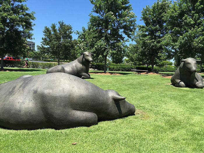 Ballantyne Bull Statue