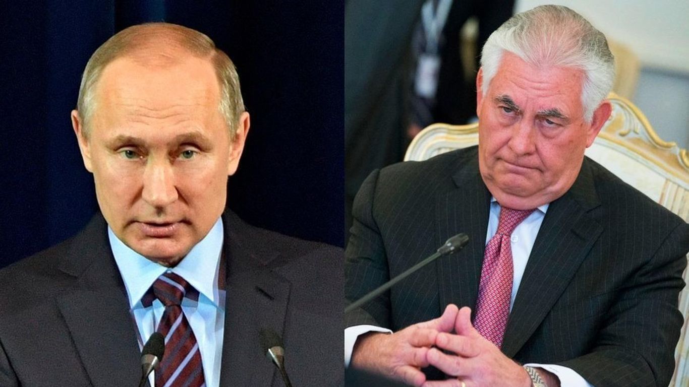 Tillerson meets with Putin