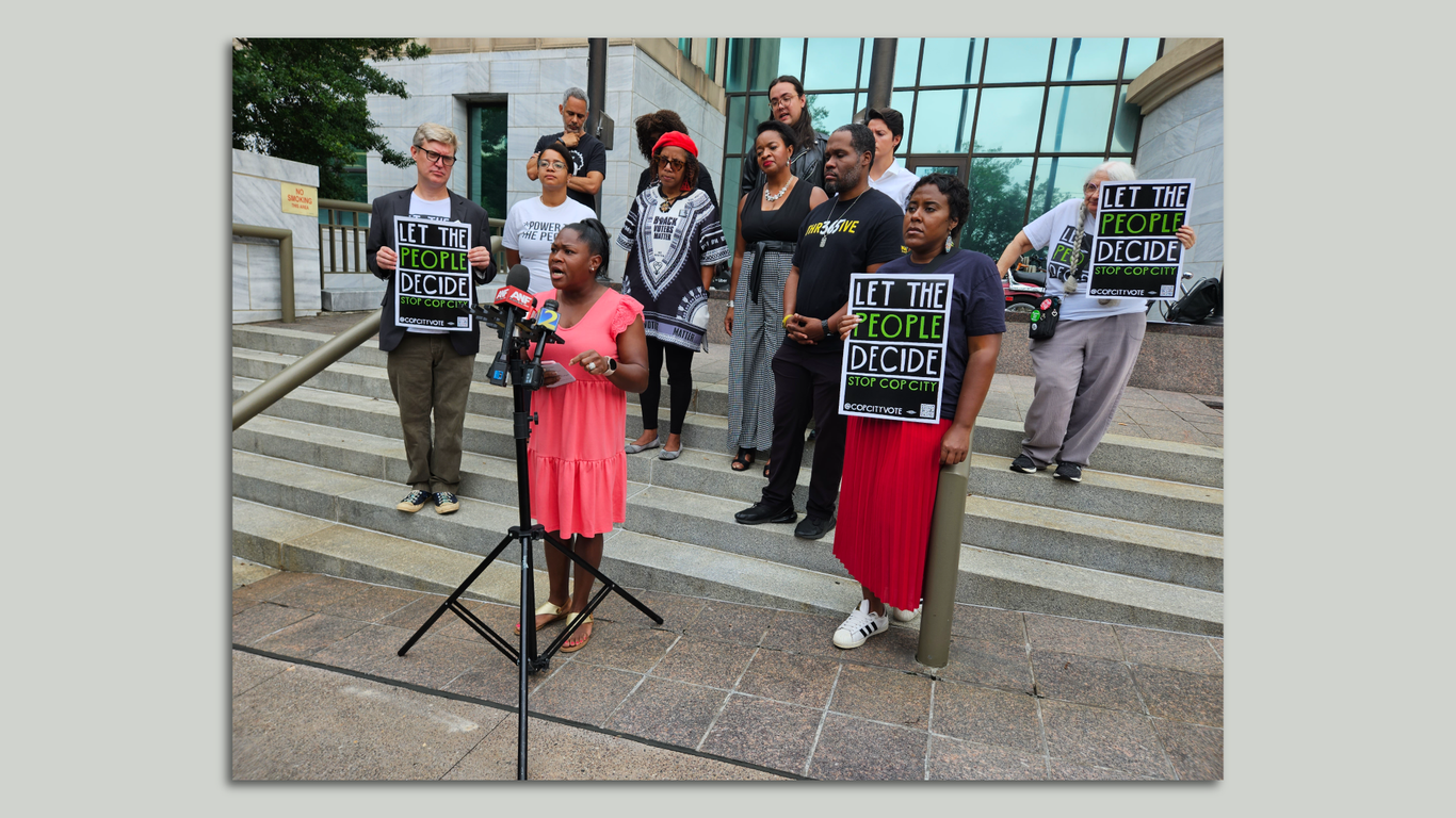 Atlanta leaders could vote on 'Cop city' referendum Monday - Axios Atlanta