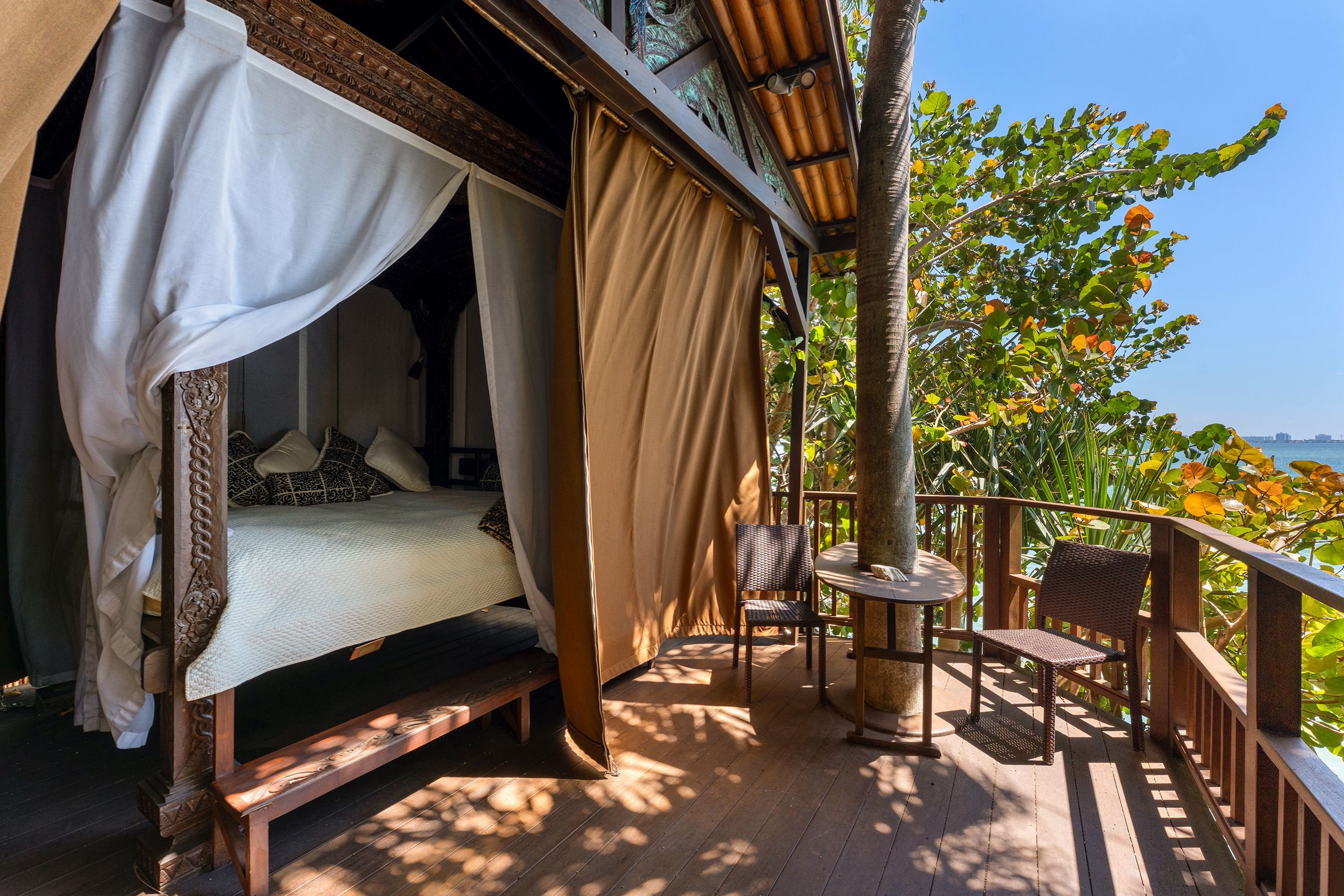 The tree house at David Wallack's home