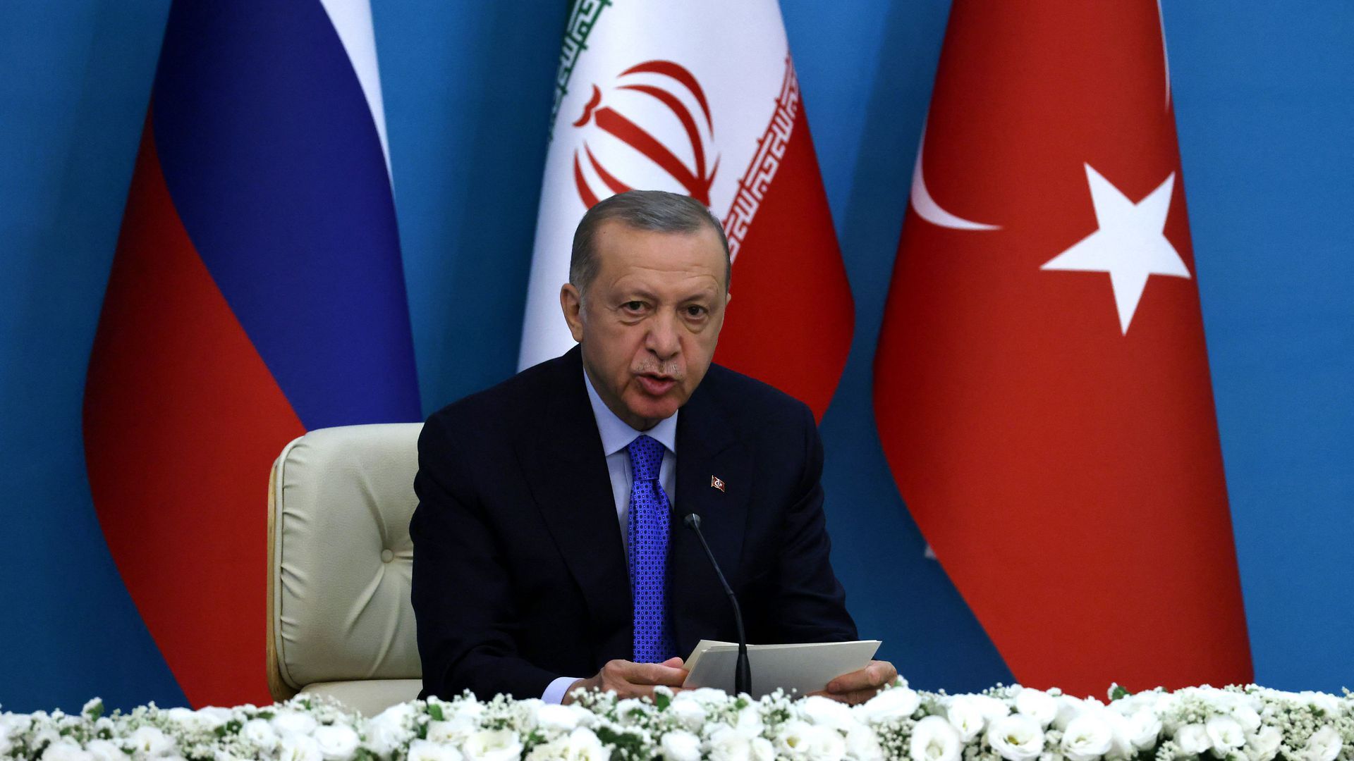 Turkish President Recep Tayyip Erdoğan. Photo: Atta Kenare/AFP via Getty Images