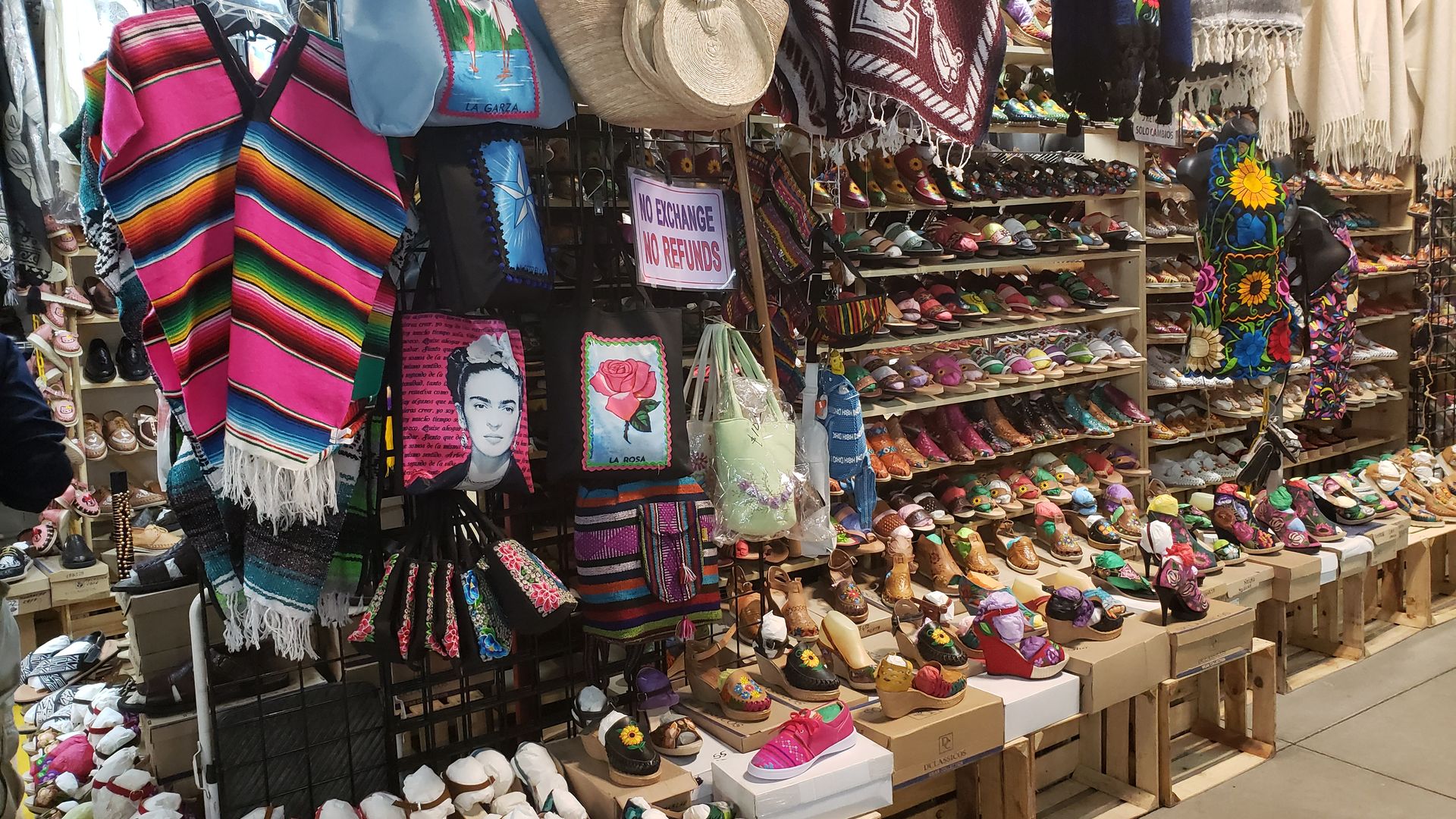 Goods at a Mexican market 