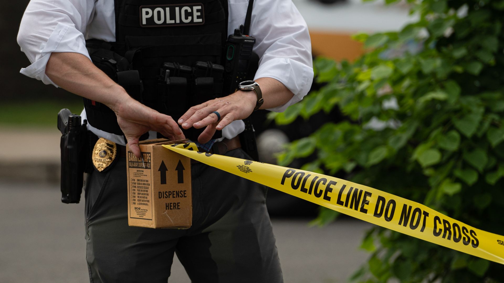 police tape