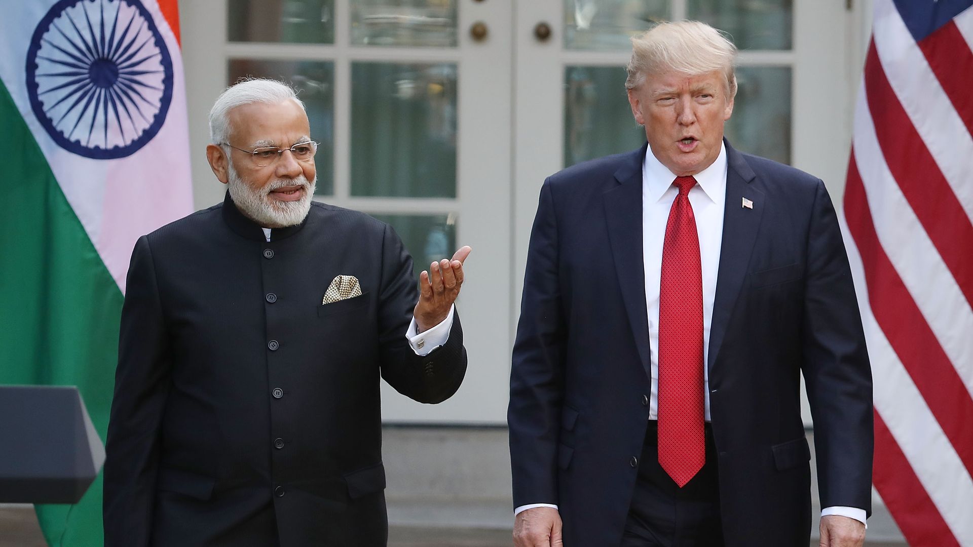 President Trump and Indian Prime Minister Narendra Modi