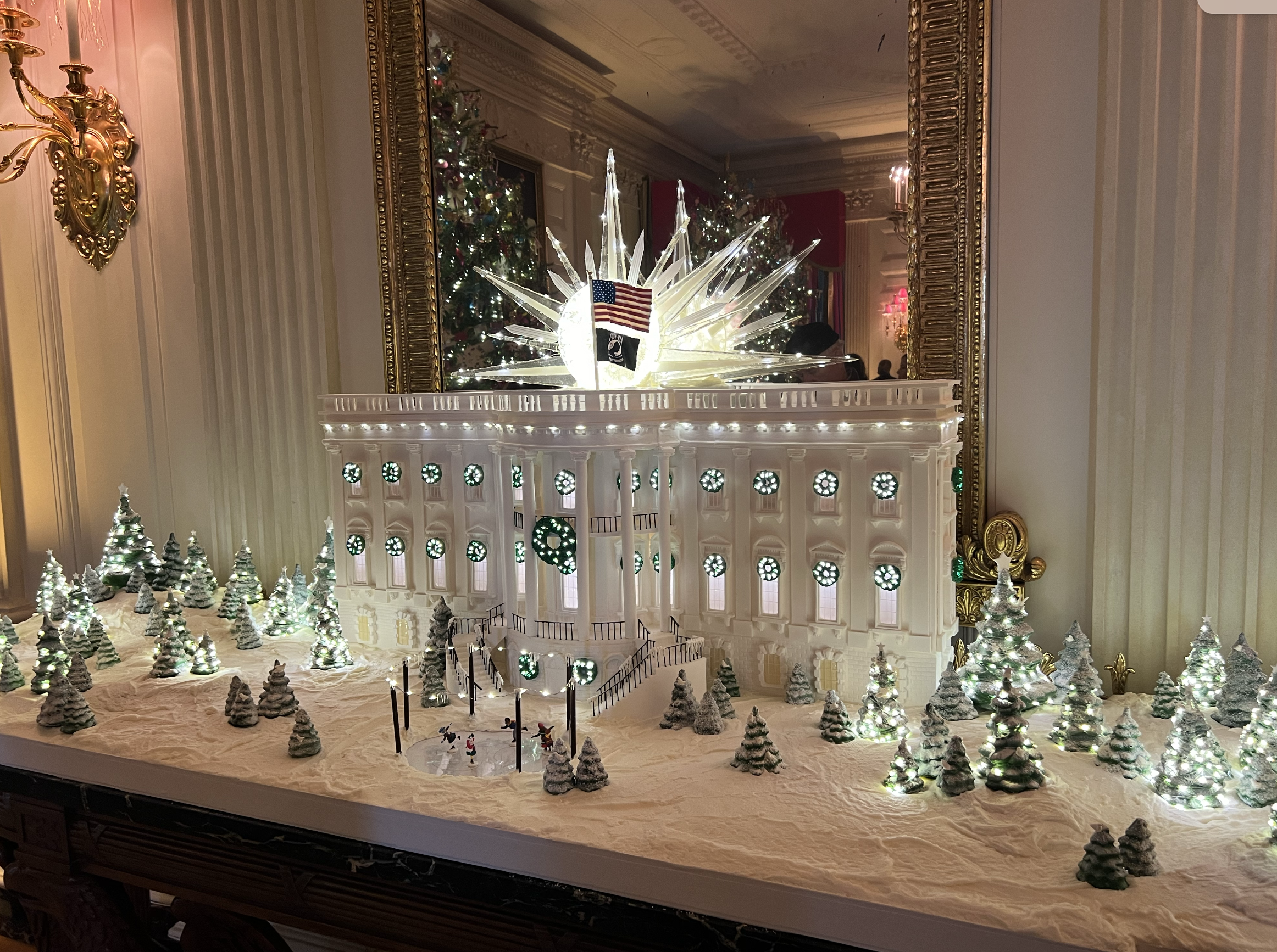 The White House gingerbread house.