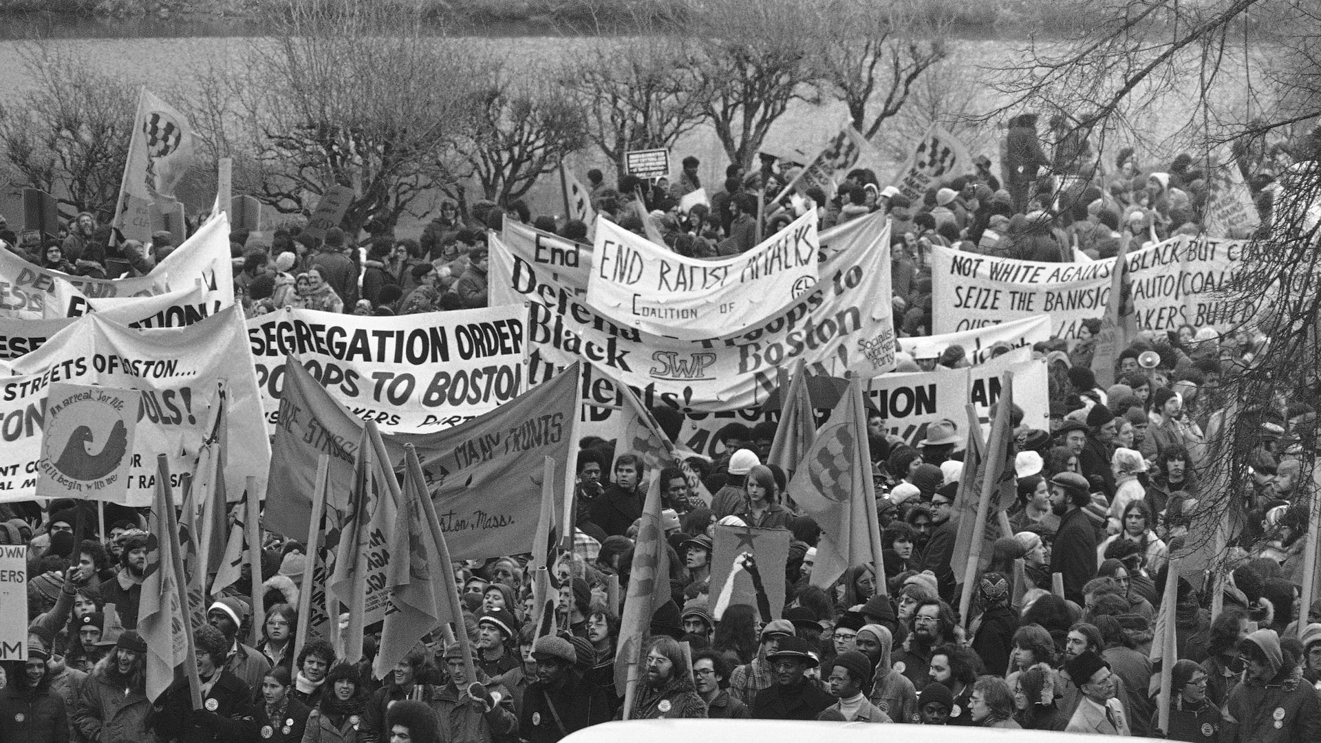 March Against Racism, Boston, 1974