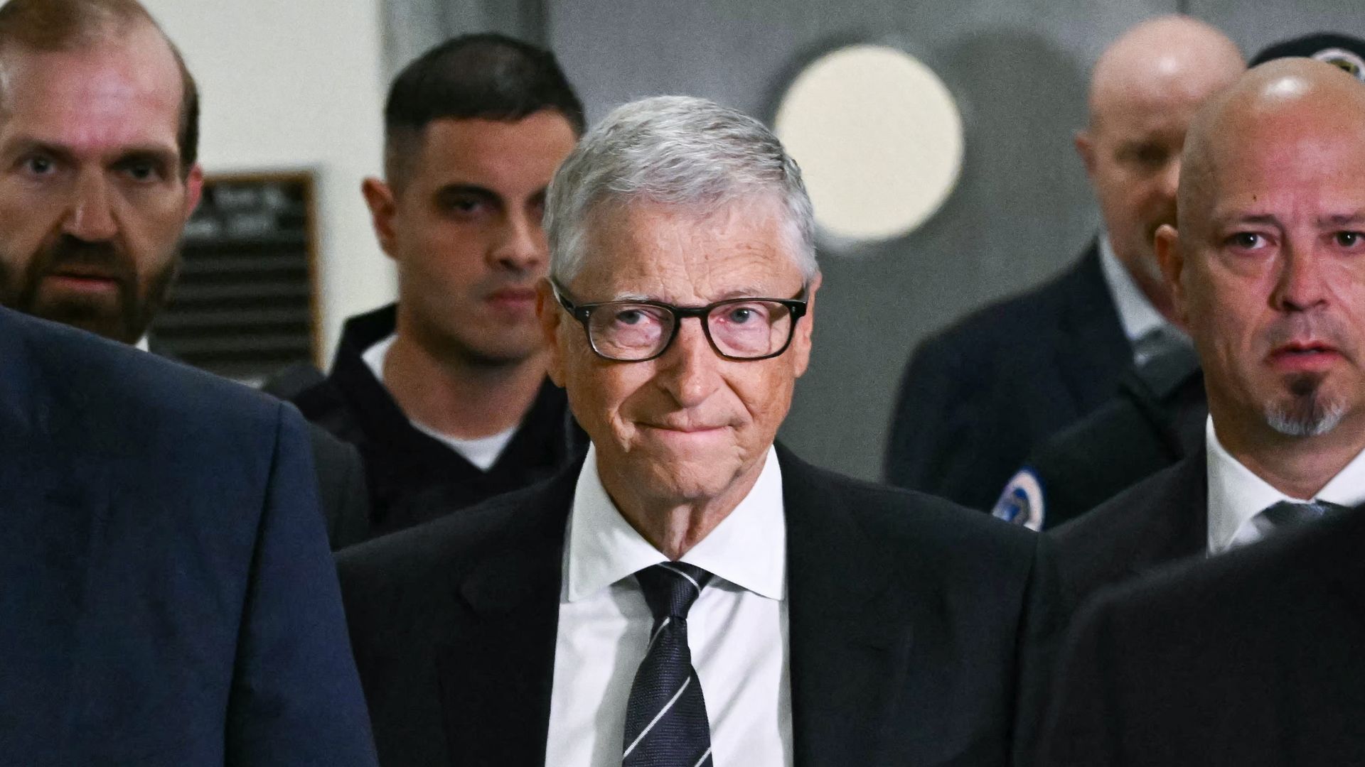 Microsoft co-founder Bill Gates arrives for a closed-door interview with the House Oversight Committee on Capitol Hill in Washington, DC, on June 10, 2026. 