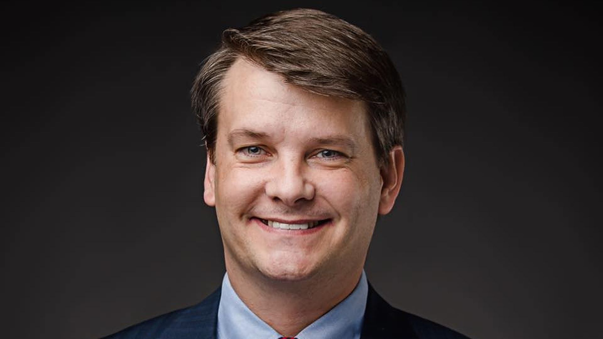 A portrait of the late newly elected Republican Rep. Luke Letlow.