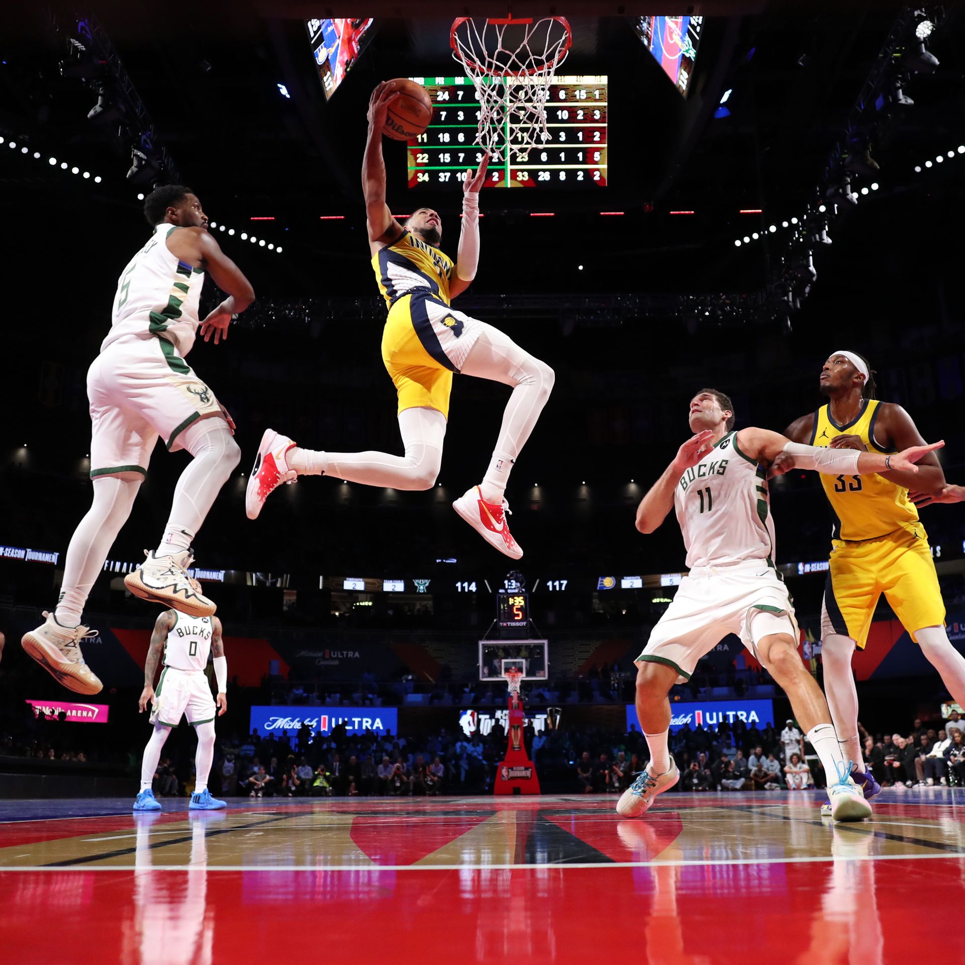 Pacers beat Bucks 128-119 to advance to face Lakers in NBA In-Season  Tournament final
