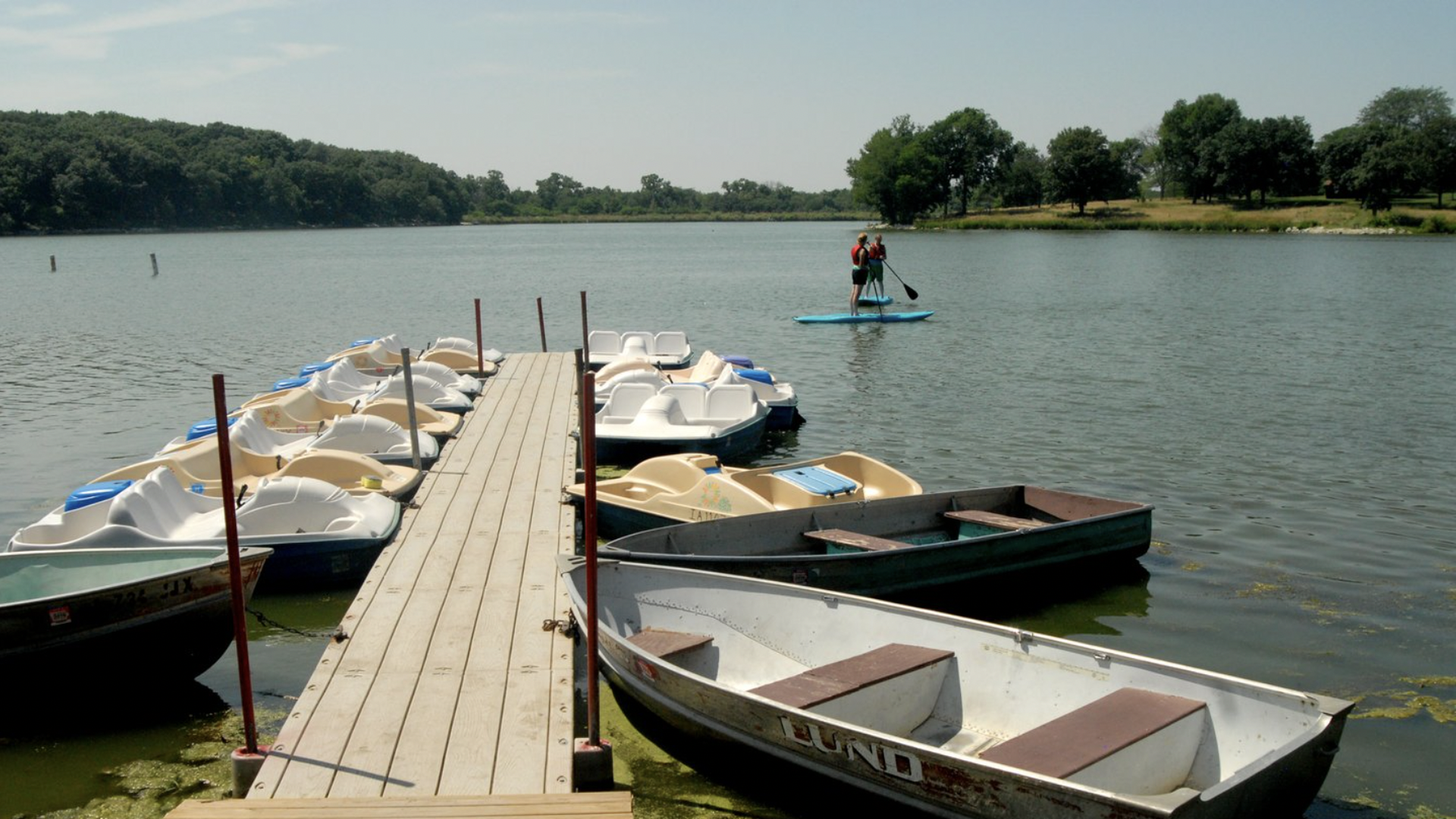 Lake Ahquabi boats