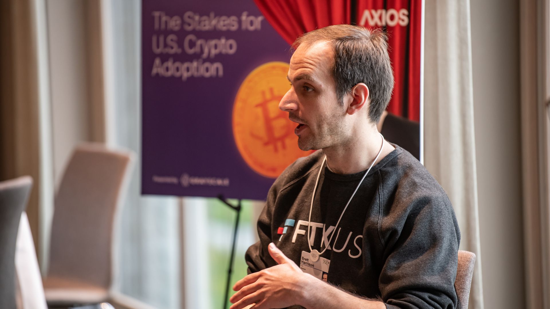 Brett Harrison in Davos