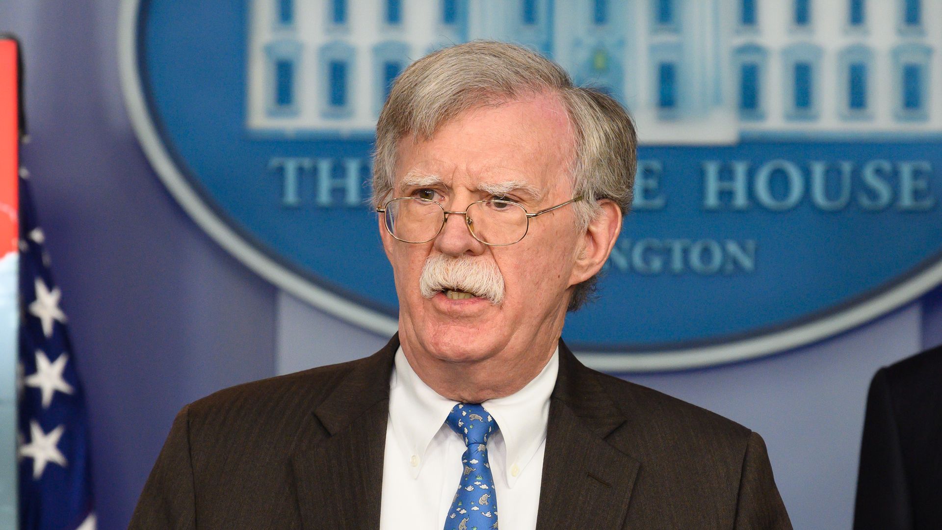 National security adviser Michael Bolton