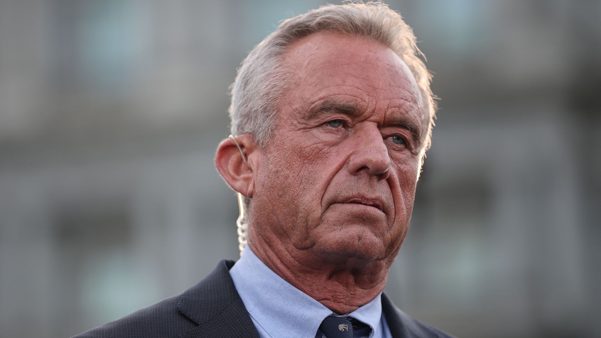 U.S. Health and Human Services Secretary Robert F. Kennedy Jr is interviewed on FOX News outside of the White House West Wing on September 09, 2025.