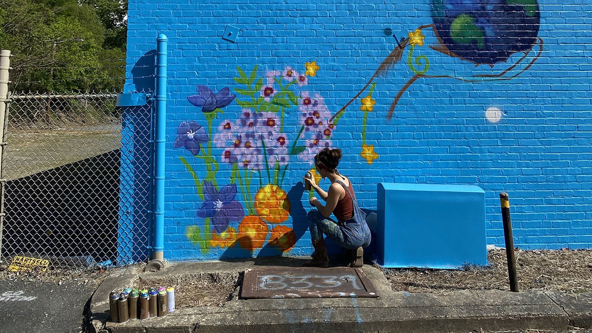 earth day mural