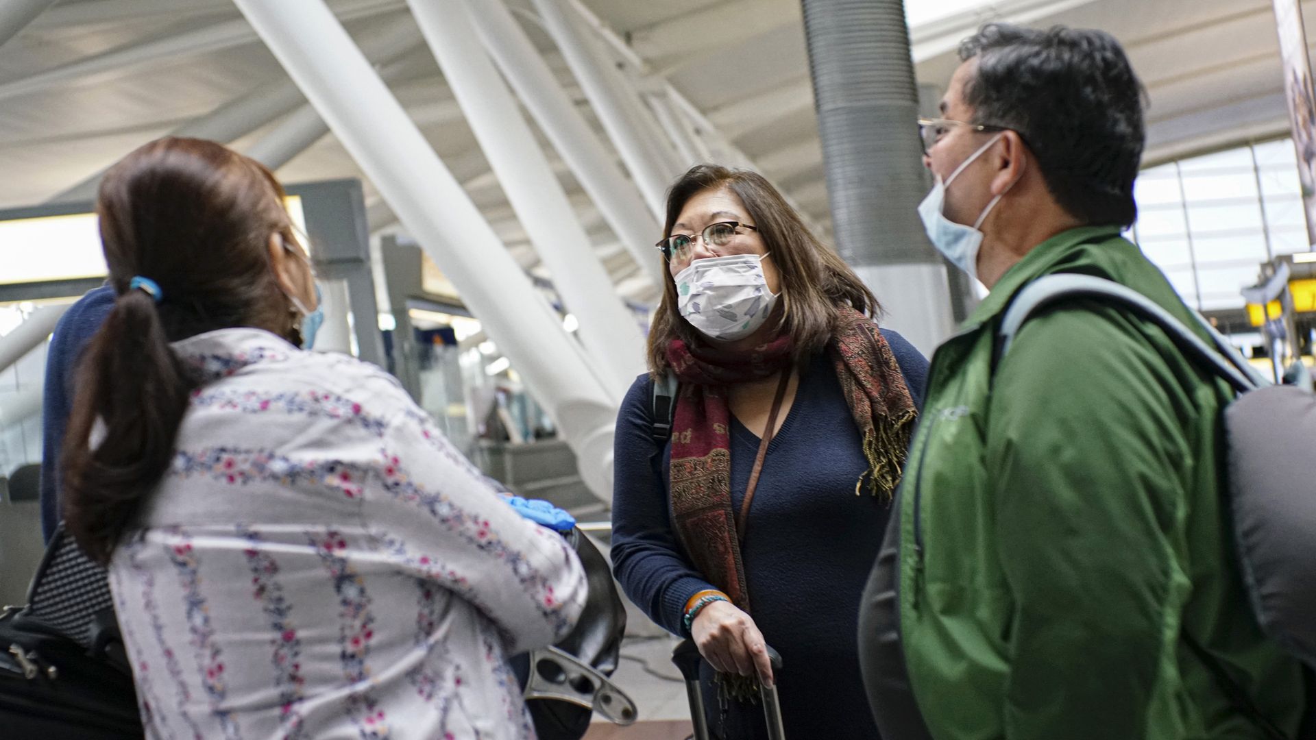 People John F. Kennedy International Airport in New York on March 03, 2020