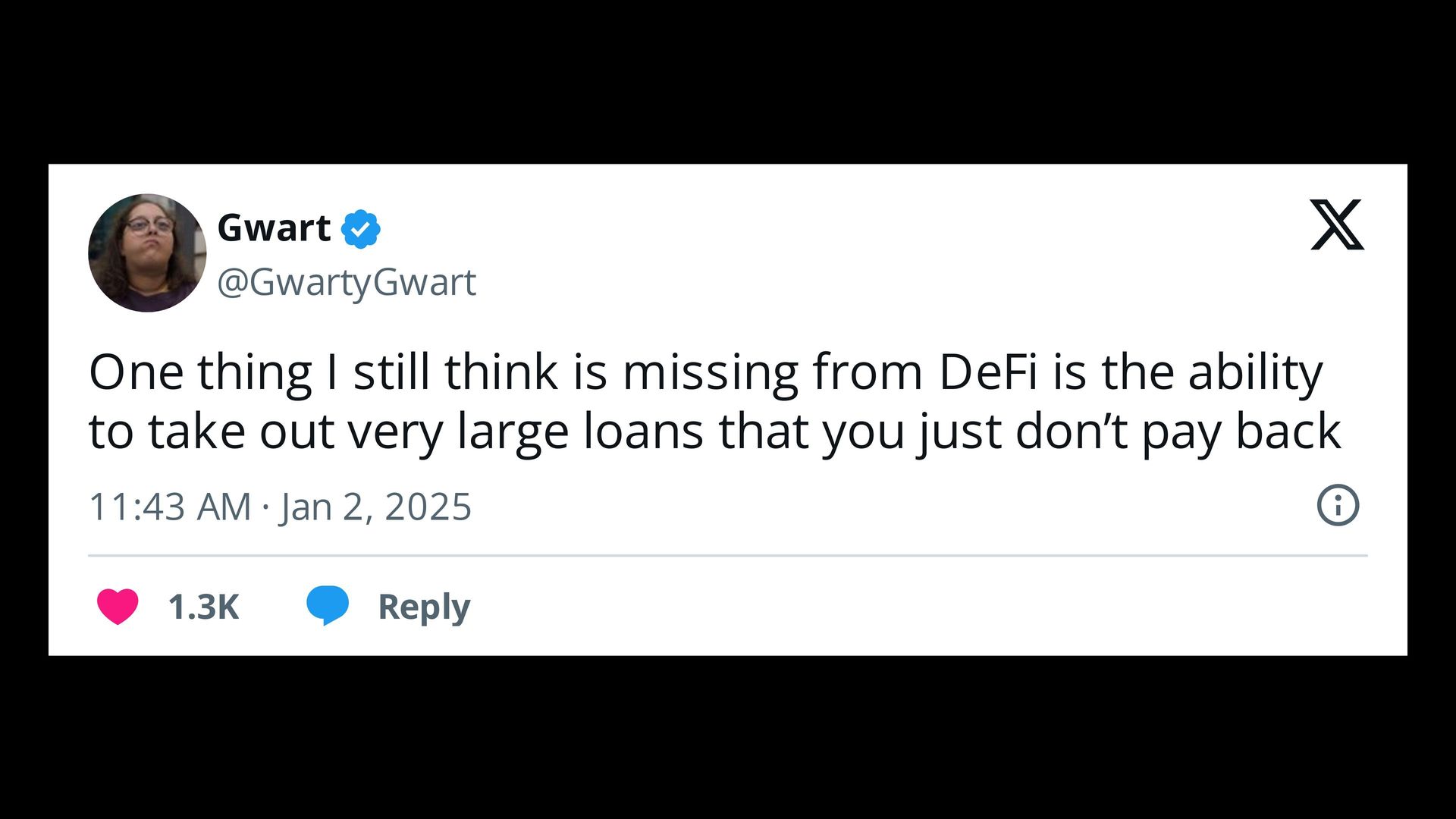 A screenshot of a tweet.