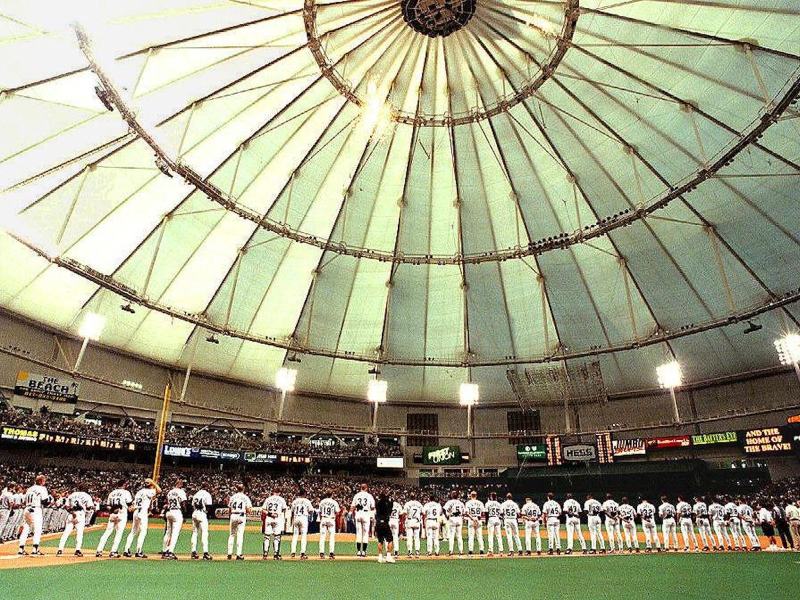 1998 Tampa Bay Inaugural Game Program Tropicana Field First Game
