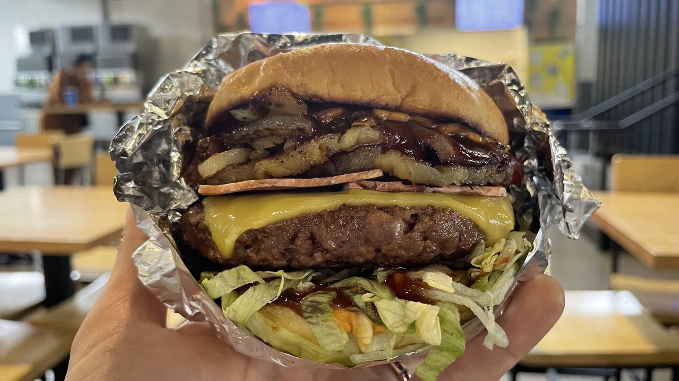 Indianapolis veggie burger Burgeezy at the AMP Axios Indianapolis