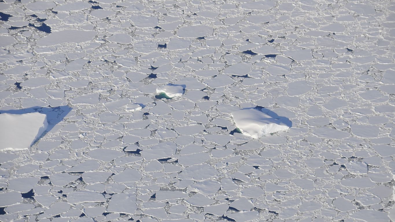 Antarctic sea ice melt linked to warming climate