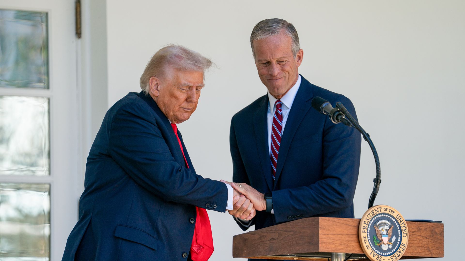 donald trump and john thune
