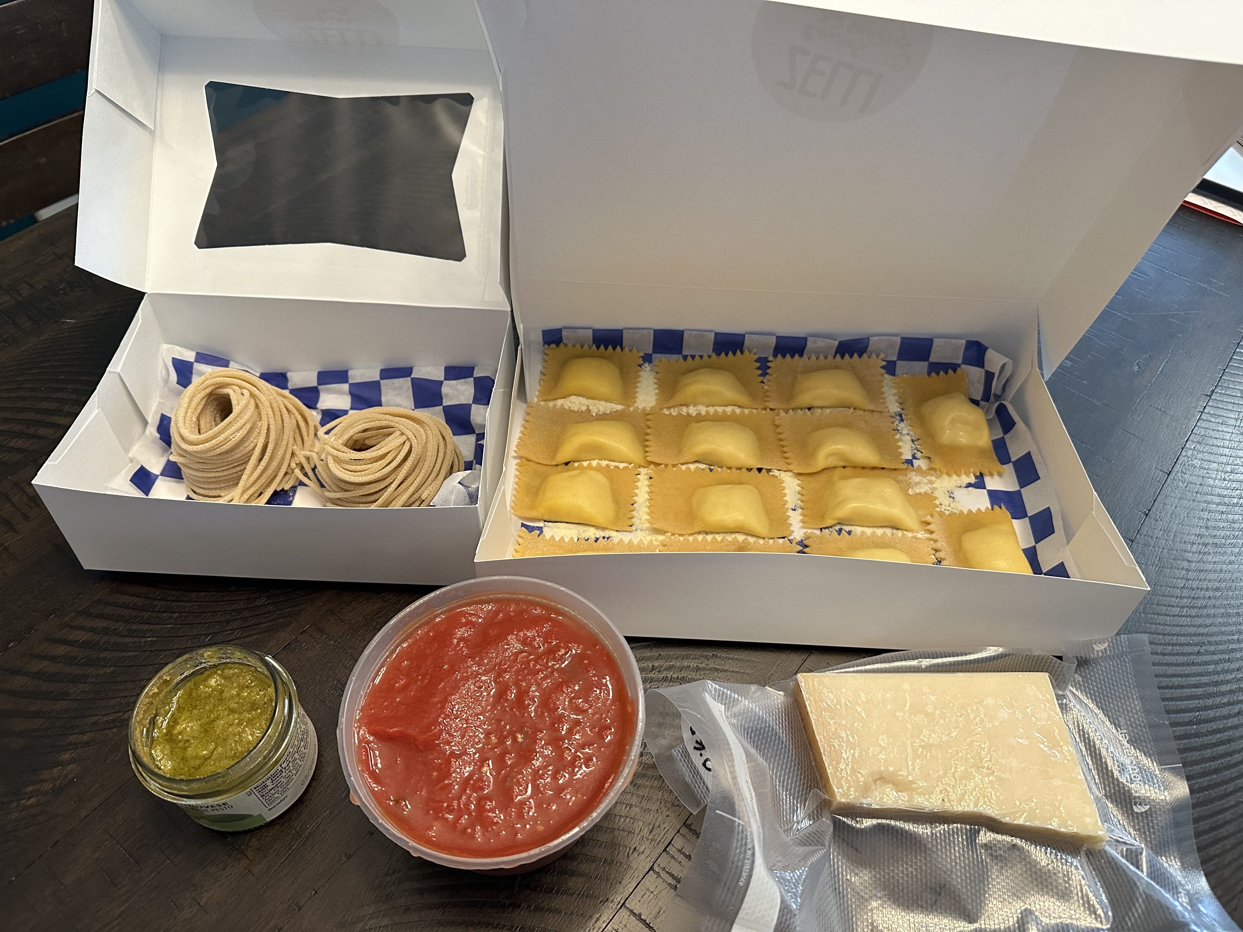 photo of pasta ingredients