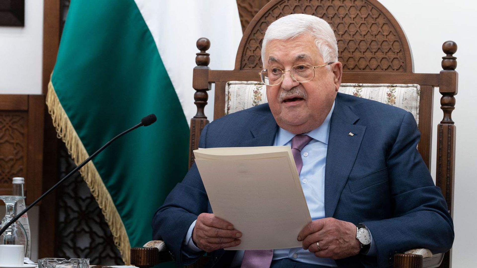Palestinian President Mahmoud Abbas. Photo: Jacquelyn Martin/AFP via Getty Images